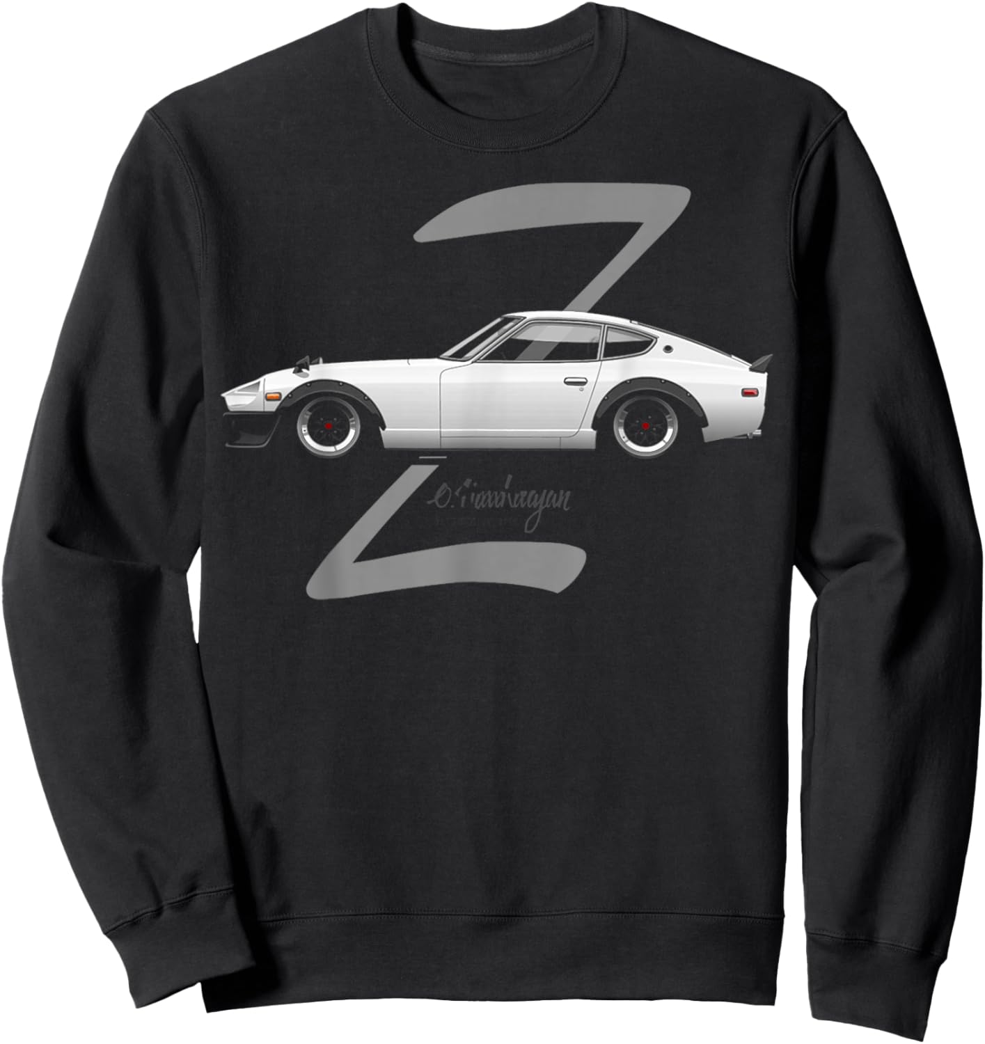 280z Sports Car Sweatshirt - Sweatshirt | Black
