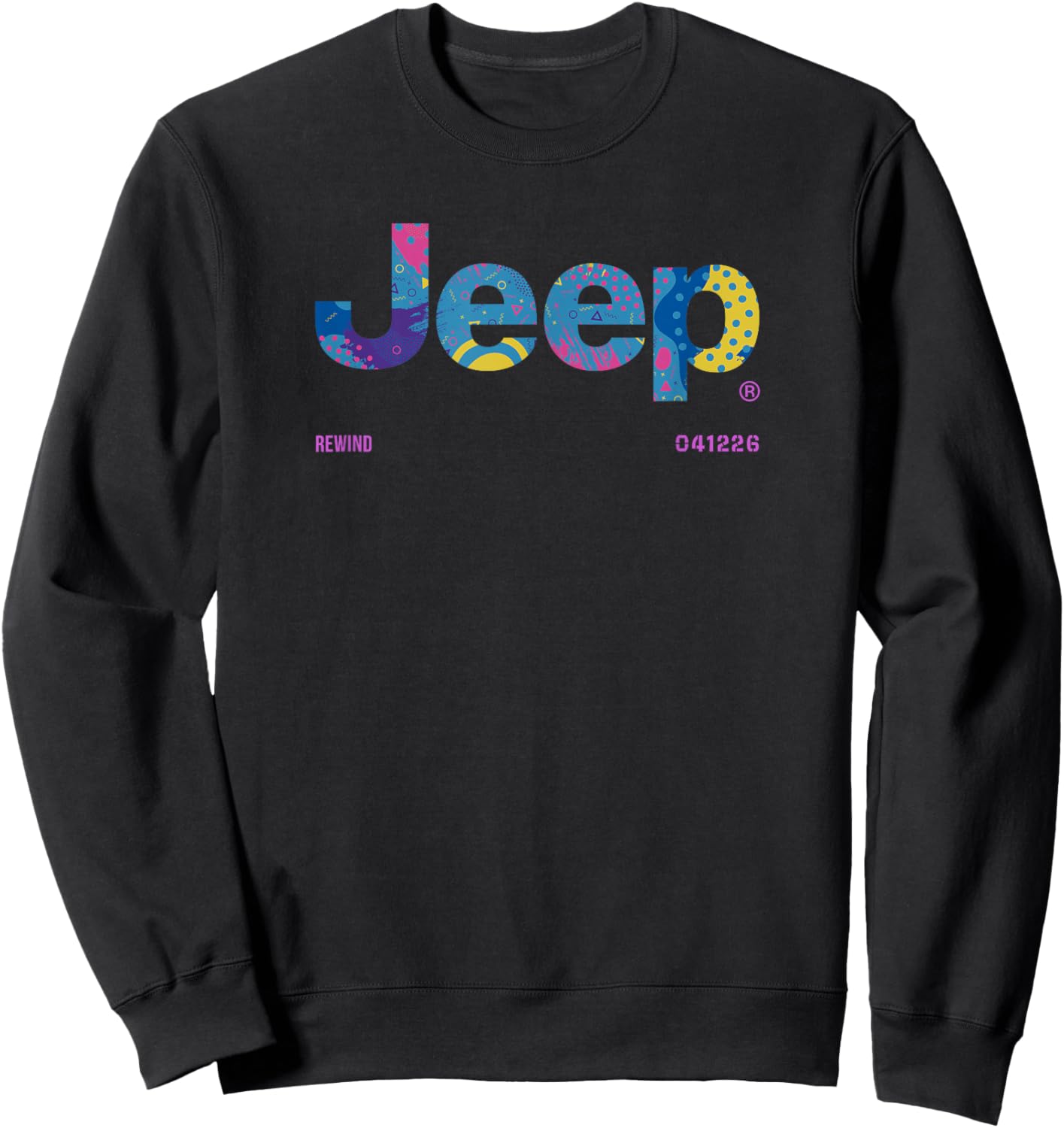 Jeep Twelve 4 Twelve Rewind Officially Licensed Sweatshirt - Sweatshirt | Black