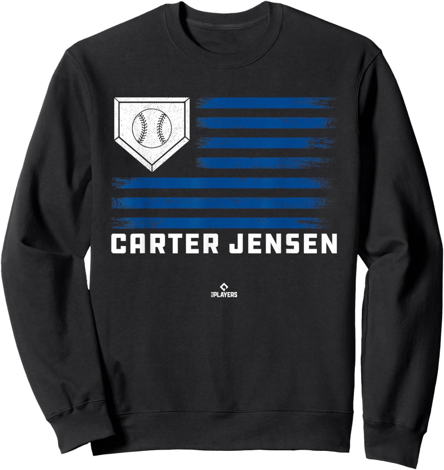 Vintage Flag Gameday Carter Jensen Prospect Baseball Fan Sweatshirt - Sweatshirt | Black