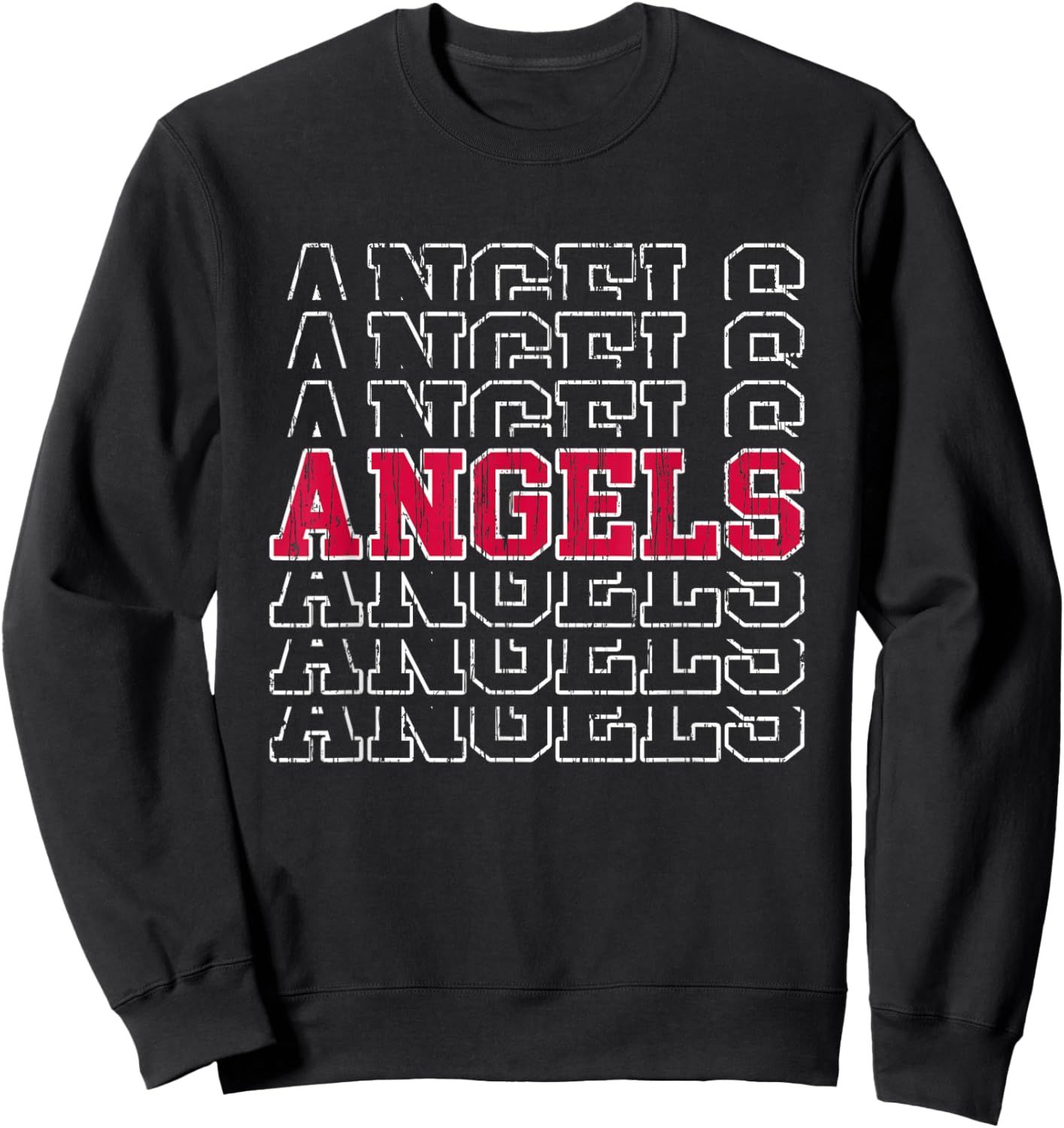 Angels Vintage Gift Women Boys Girls Kids Sweatshirt - Sweatshirt | Black