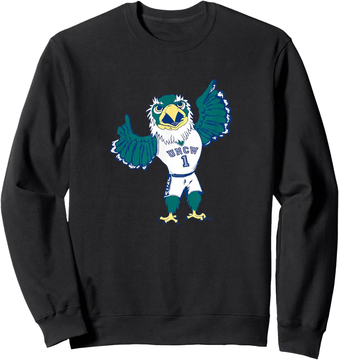 UNCW Seahawks Apparel Sports Fan Sweatshirt - Sweatshirt | Black