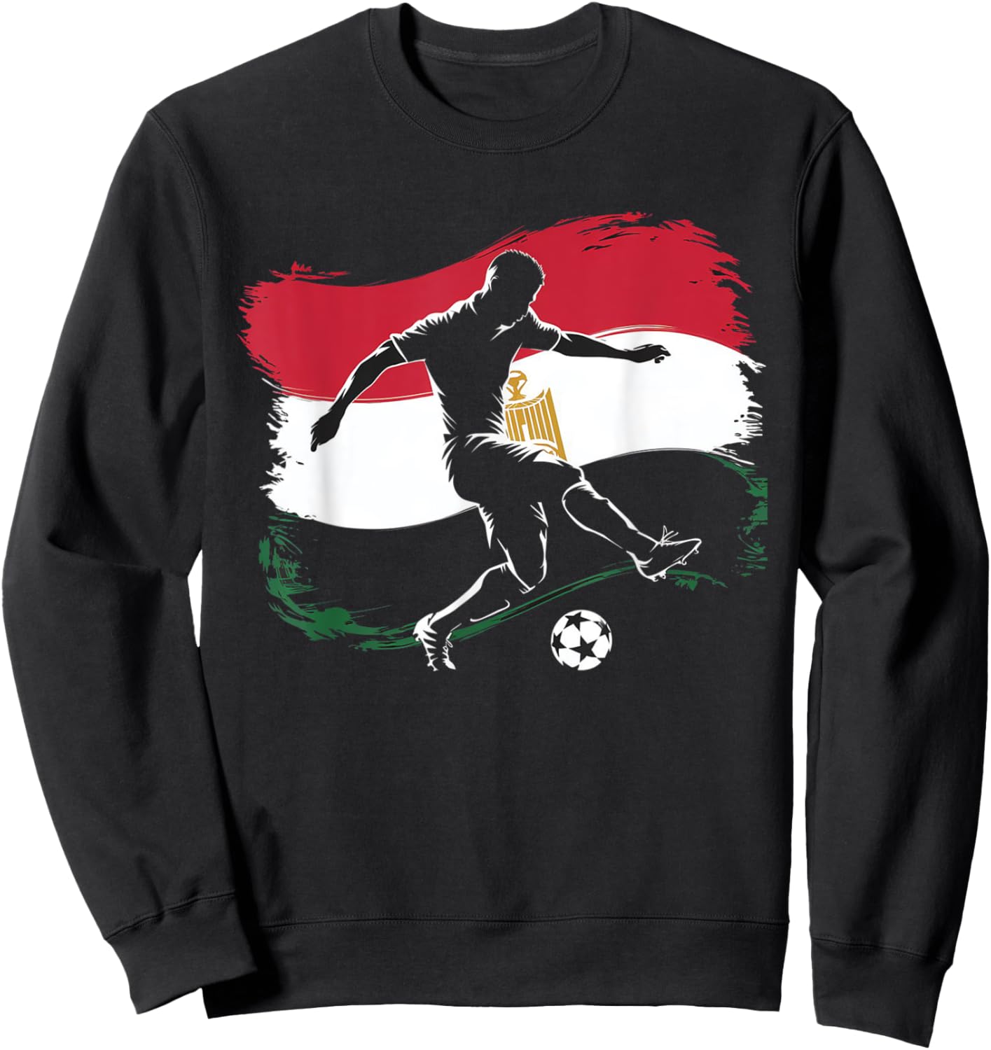 Egypt Soccer Sweatshirt - Sweatshirt | Black
