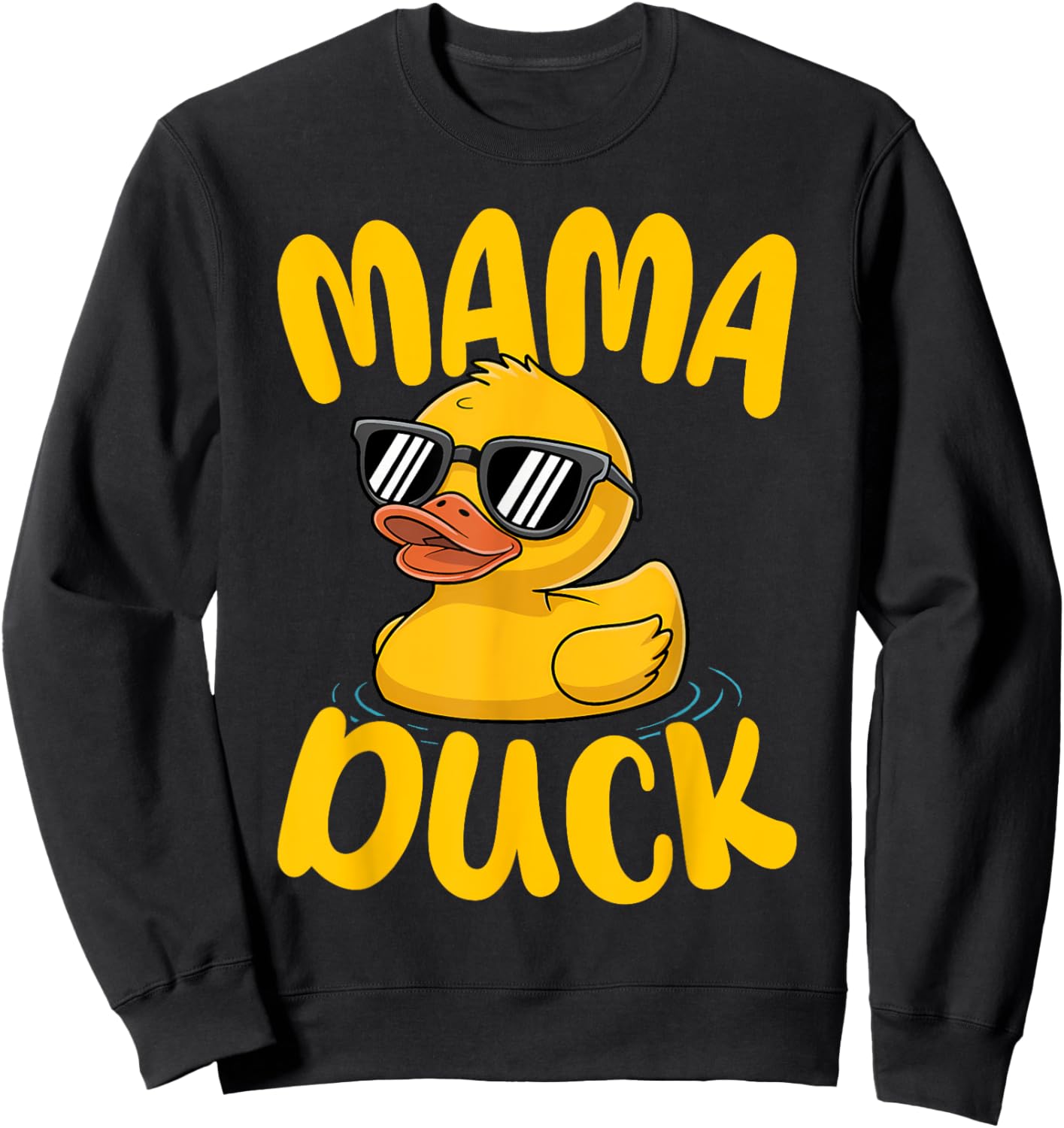 Rubber Duckies Mama Duck Rubber Duck Sweatshirt - Sweatshirt | Black