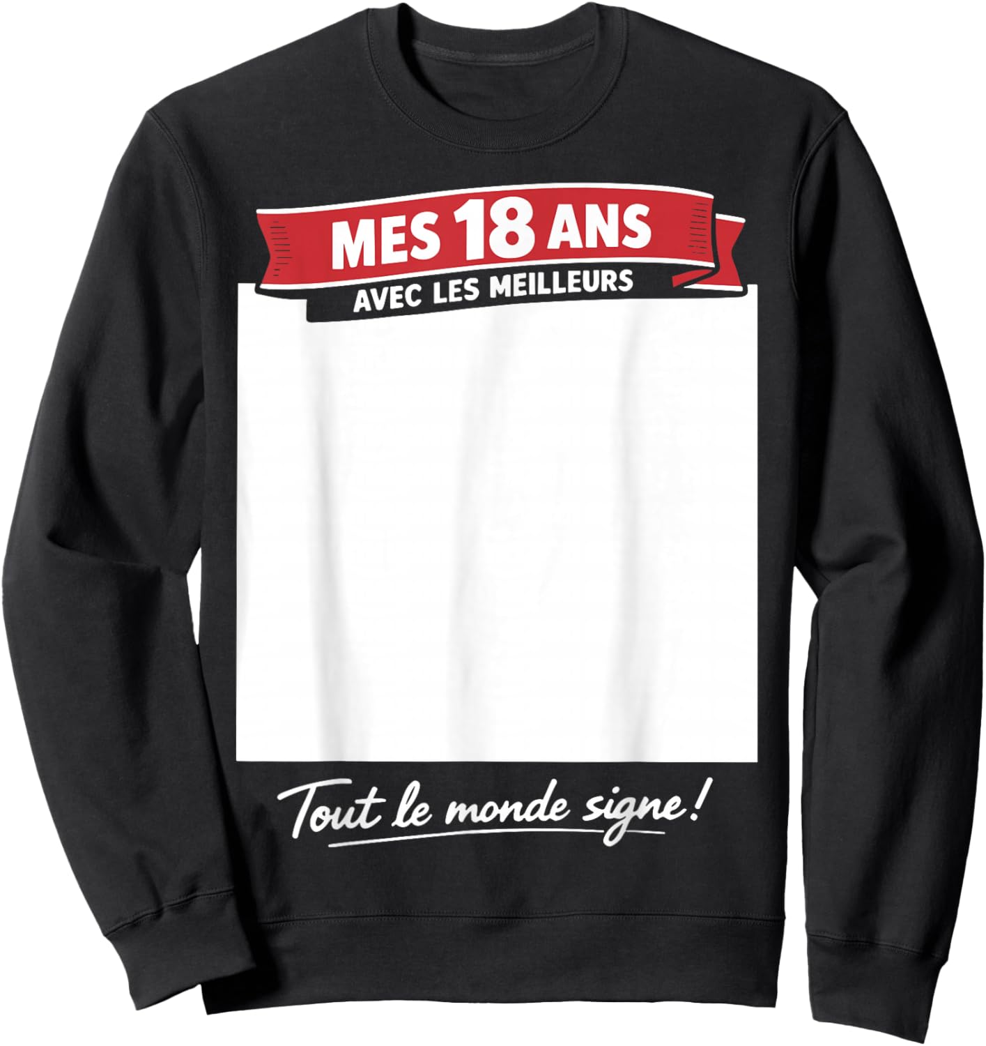 18th Birthday Boy Girl 18 Years 2008 Funny Gift Sweatshirt - Sweatshirt | Black