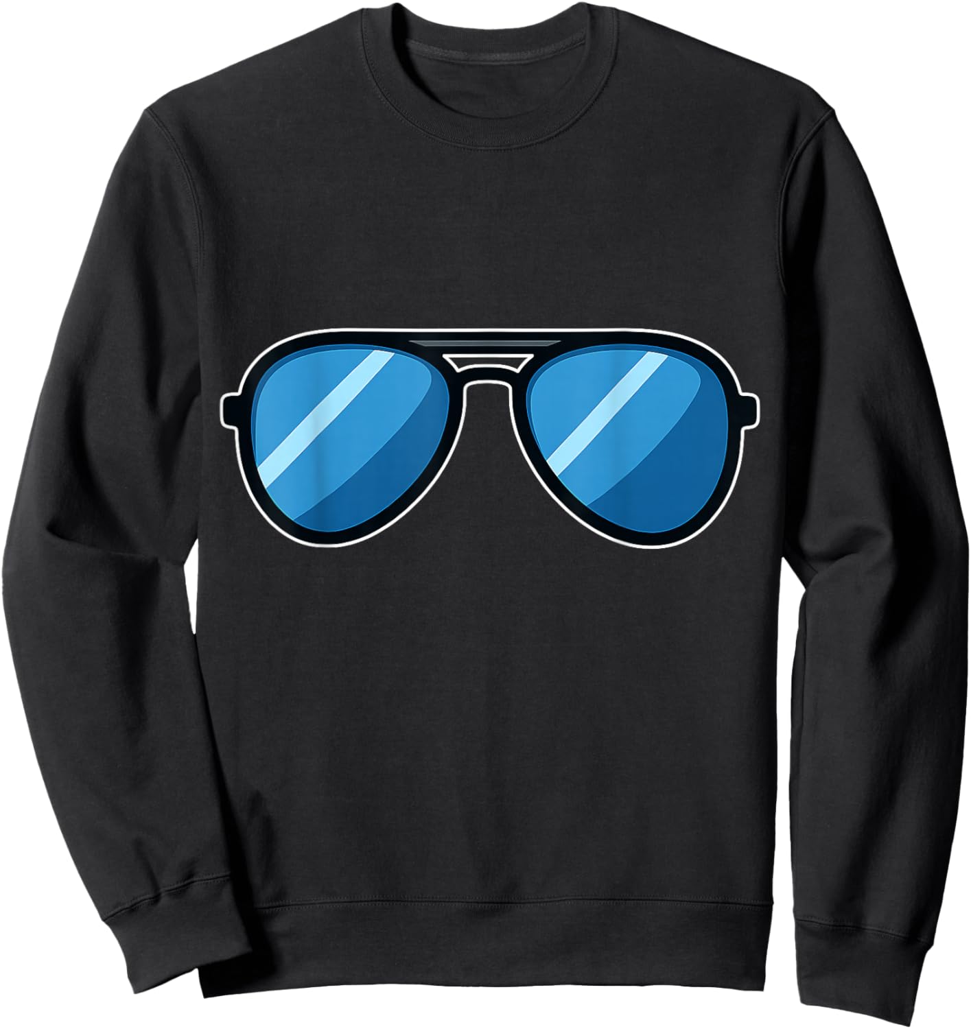 Glasses Macron Funny Humor Politics Sweatshirt - Sweatshirt | Black
