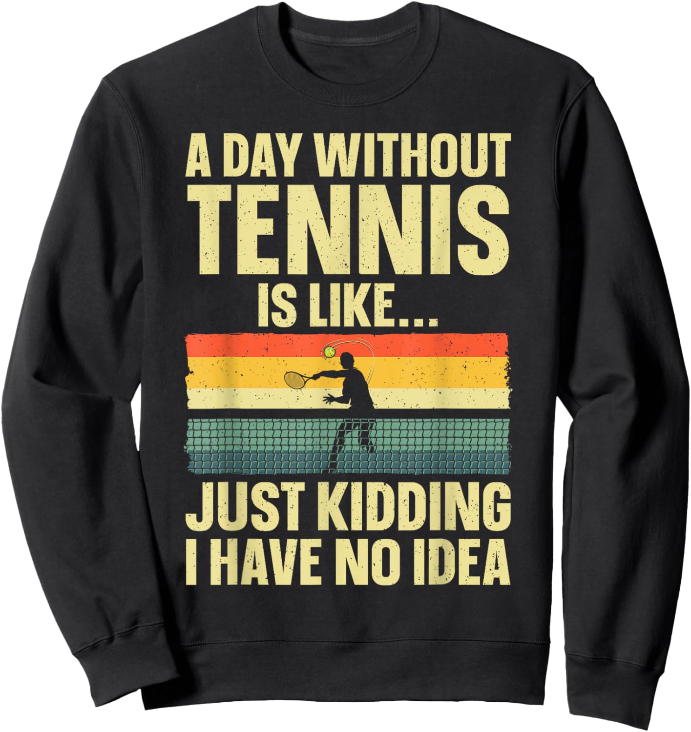 Cool Tennis Novelty Women Tennis Lover Tennis Player Sweatshirt - Sweatshirt | Black