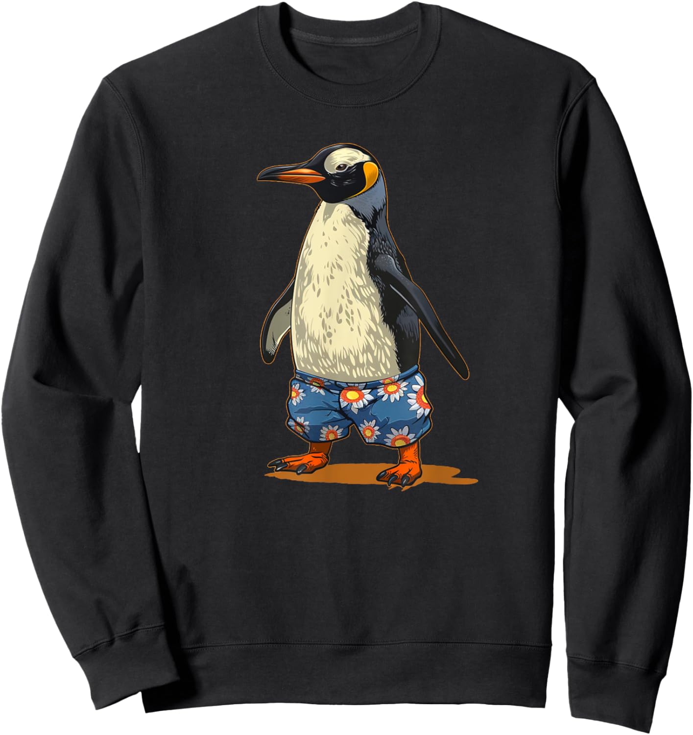 Cool Summer emperor Penguin for Boys and Girls Sweatshirt - Sweatshirt | Black