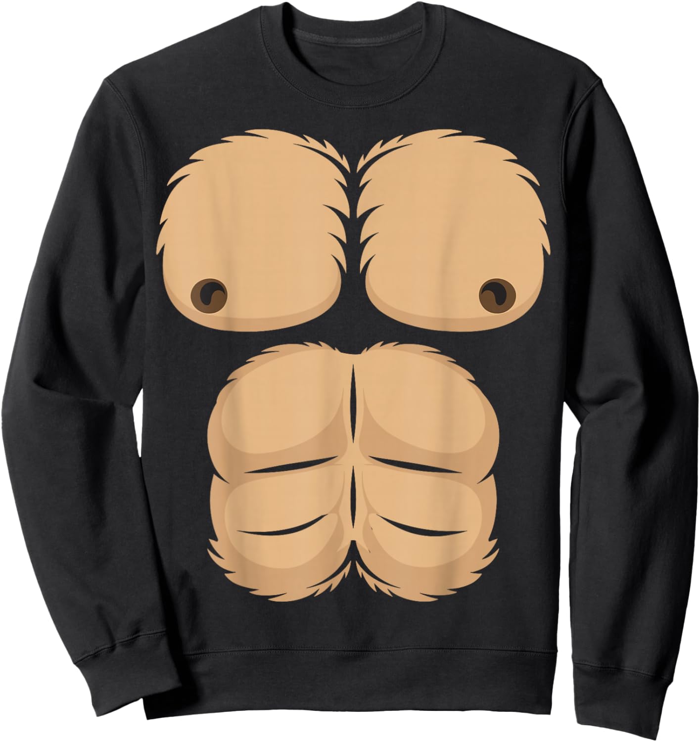 Monkey Gorilla Costume Halloween Sweatshirt - Sweatshirt | Black