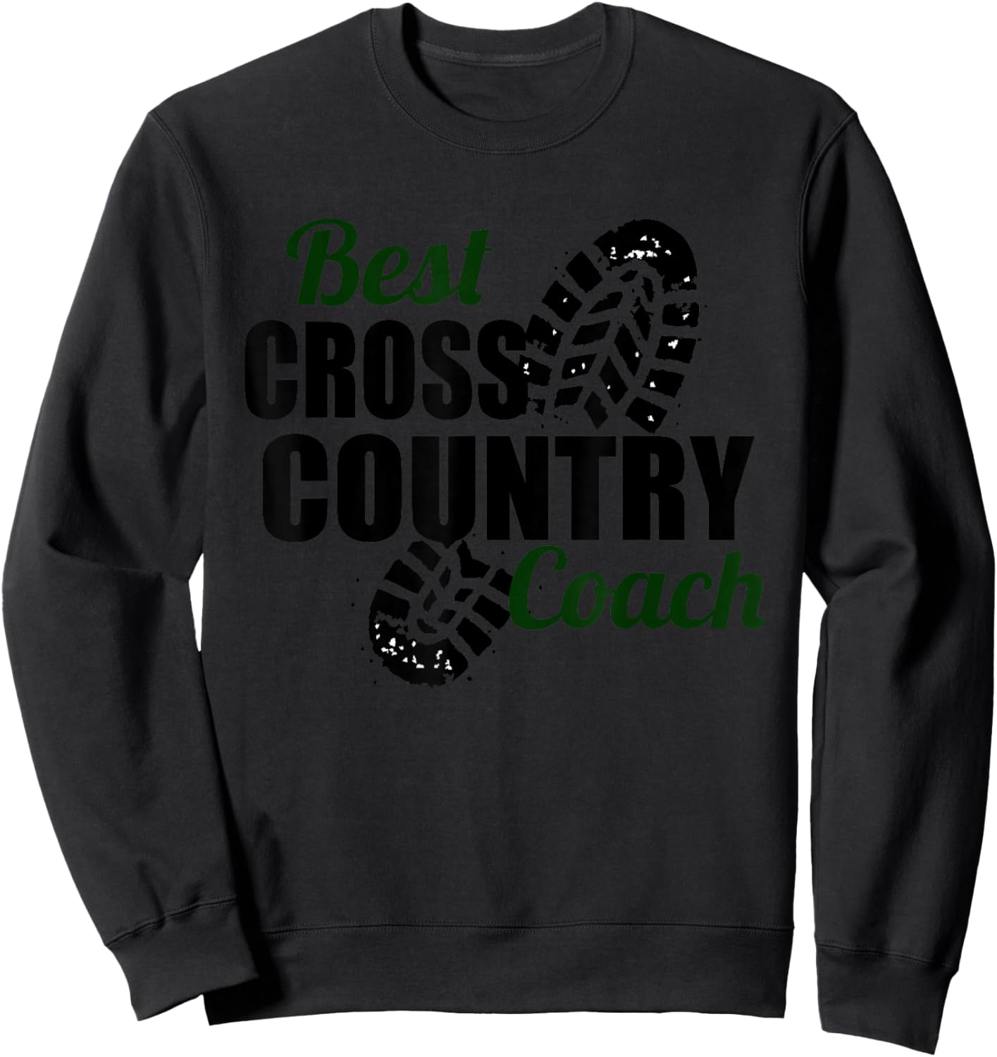 Best Cross Country Coach Appreciation Team Leader Sweatshirt - Sweatshirt | Black