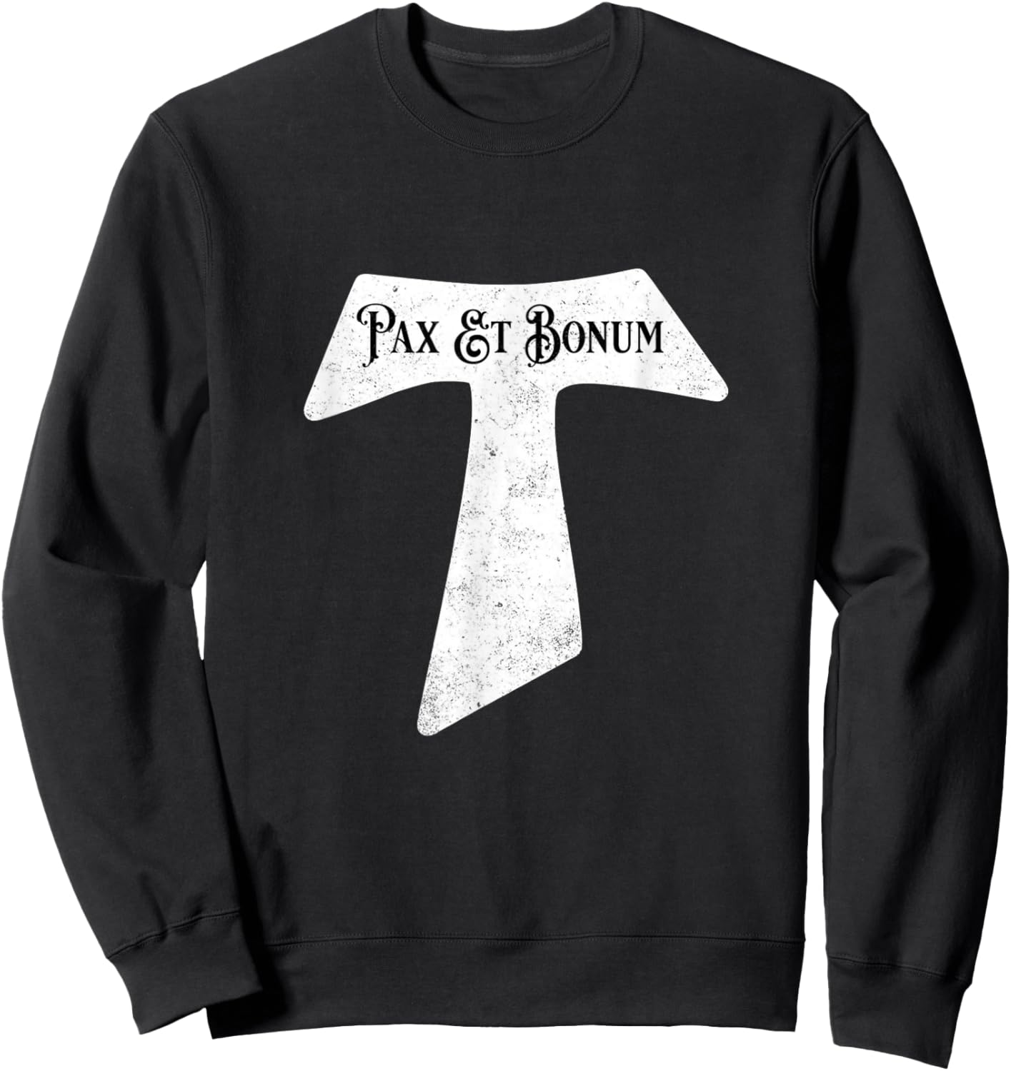 Retro Tau Cross Sweatshirt - Sweatshirt | Black