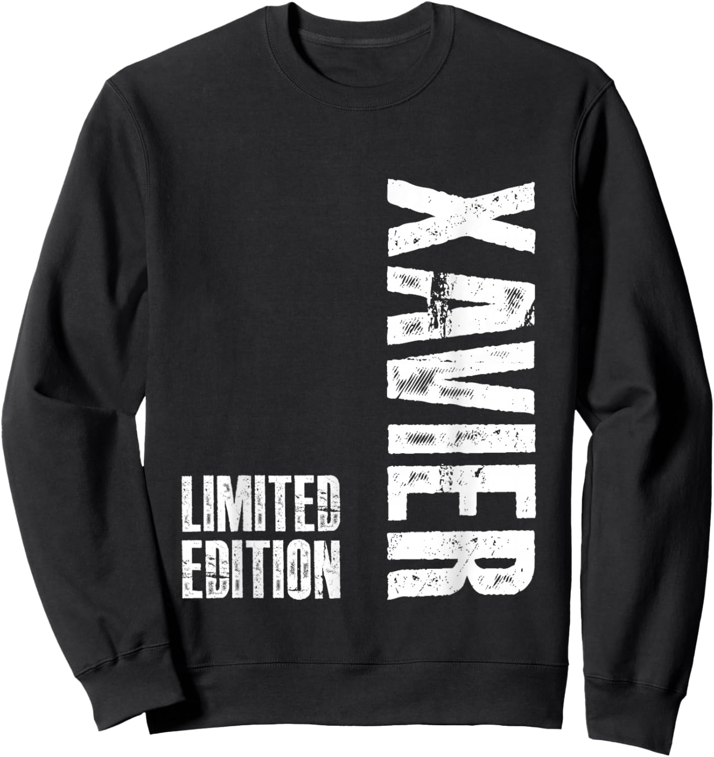 Xavier Funny Gift Xavier Name Sweatshirt - Sweatshirt | Black