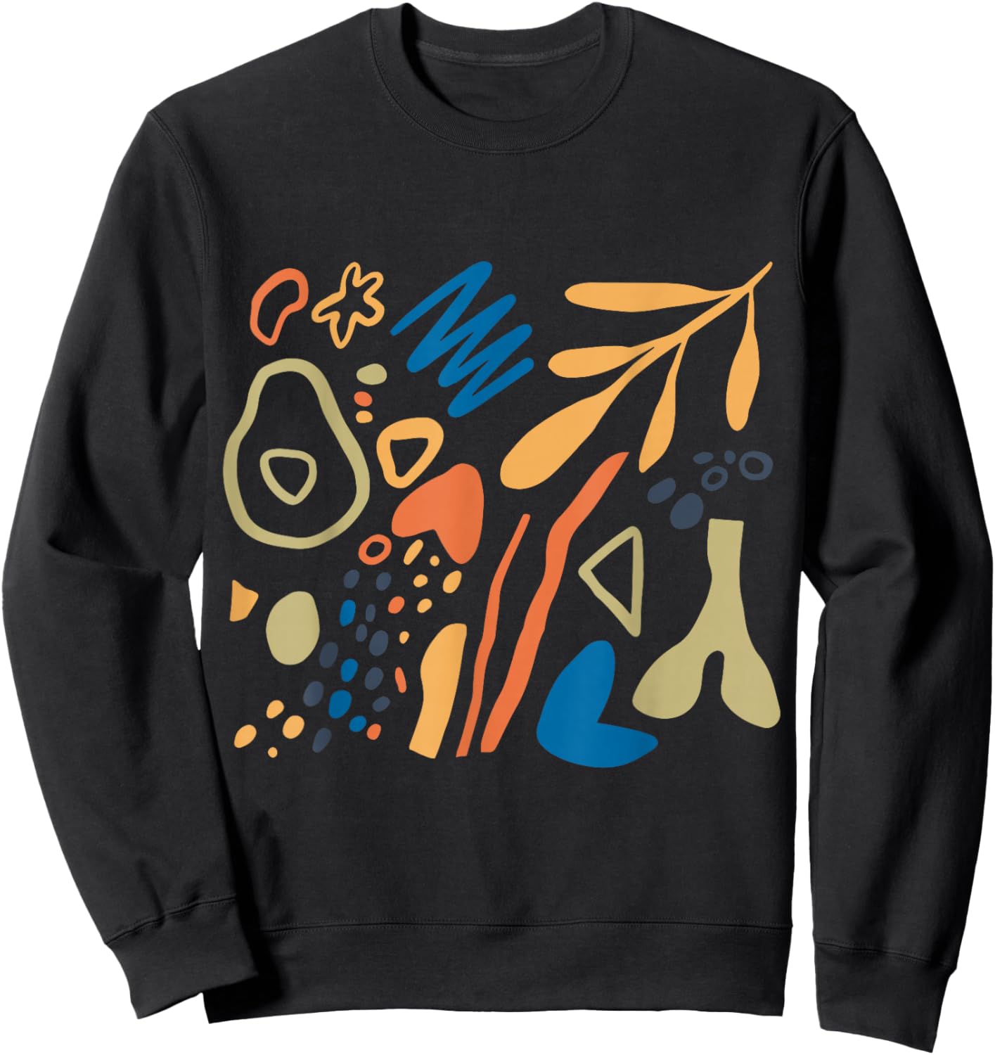 Matisse Painting Ästhetische Kunst Floral Abstrakt Herbst Sweatshirt - Sweatshirt | Black