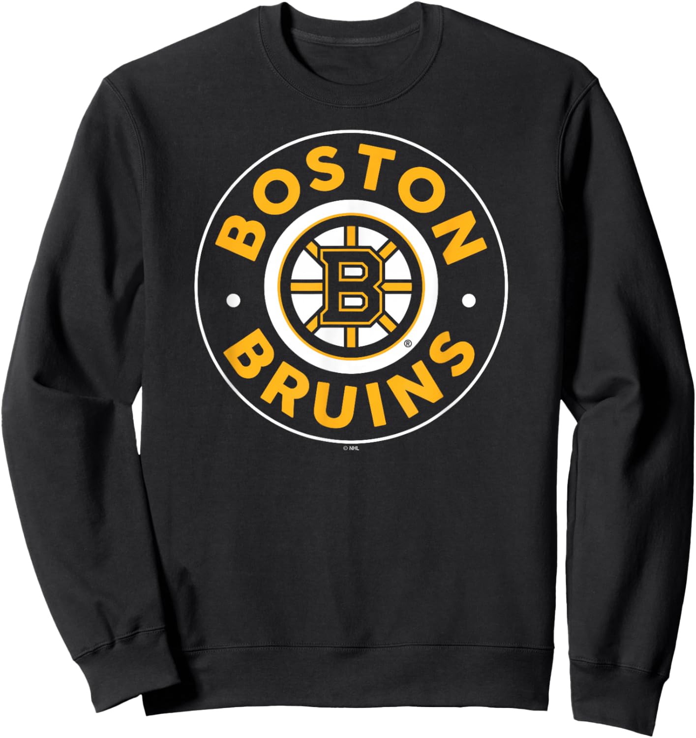 Boston Bruins Symbol Black Officially Licensed Sweatshirt - Sweatshirt | Black