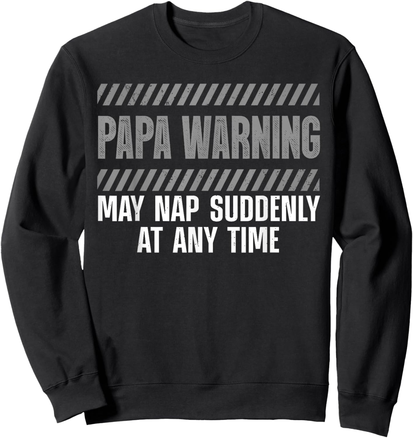 Funny Papa Art For Grandpa From Grandkids Father's Day Papa Sweatshirt - Sweatshirt | Black
