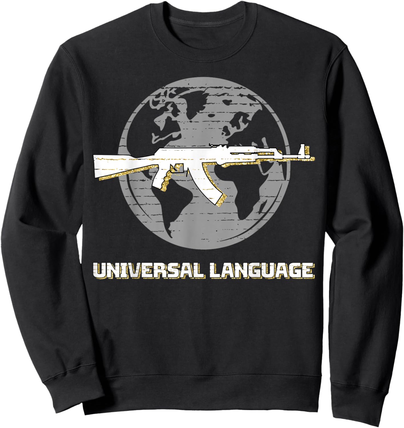 Kalashnikov Gun Lover AK-47 Assault Rifle Gun Sweatshirt - Sweatshirt | Black