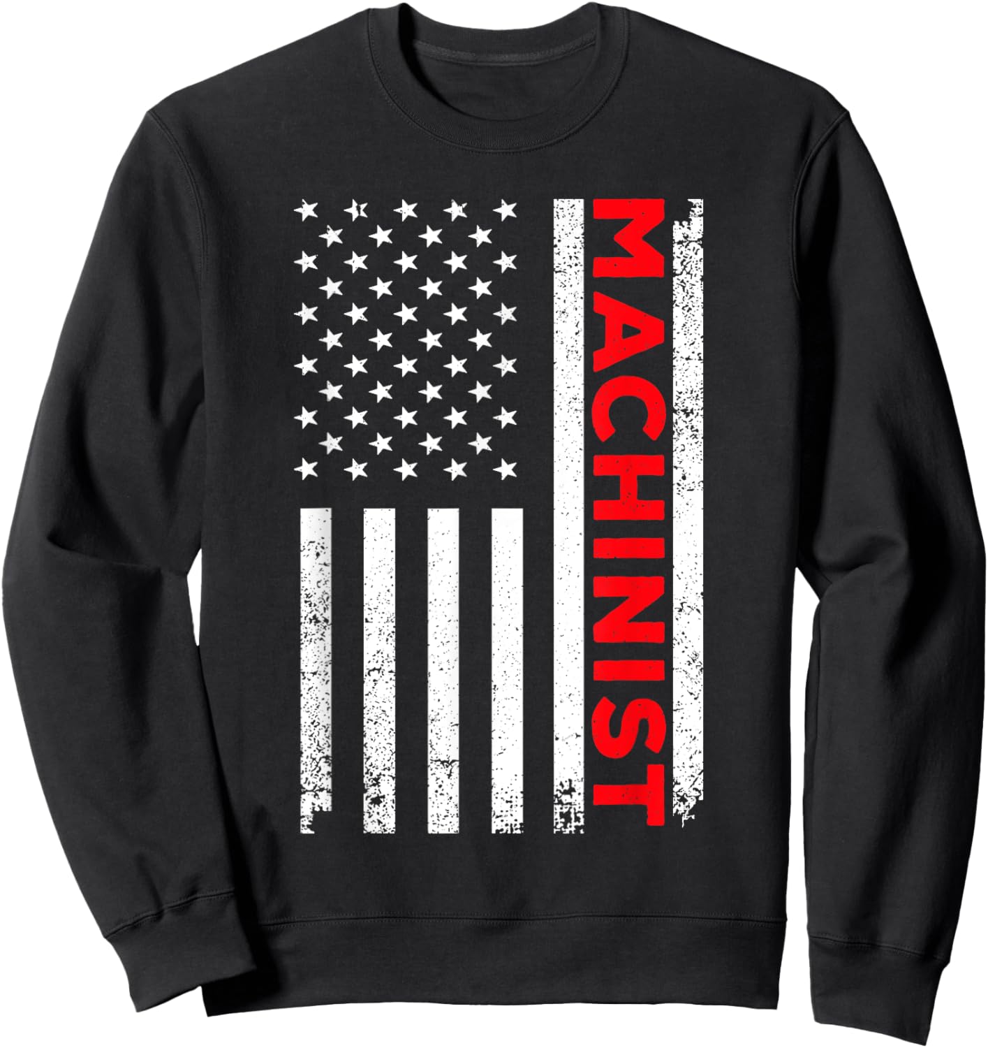 Machinist Art Dad Machine Operator CNC Machinist Sweatshirt - Sweatshirt | Black