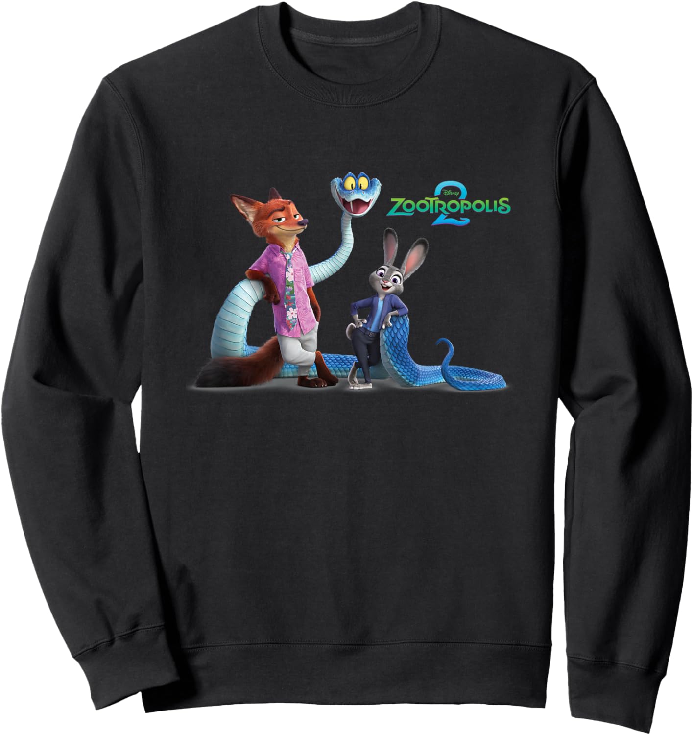 Zootopia Characters Sweatshirt - Sweatshirt | Black