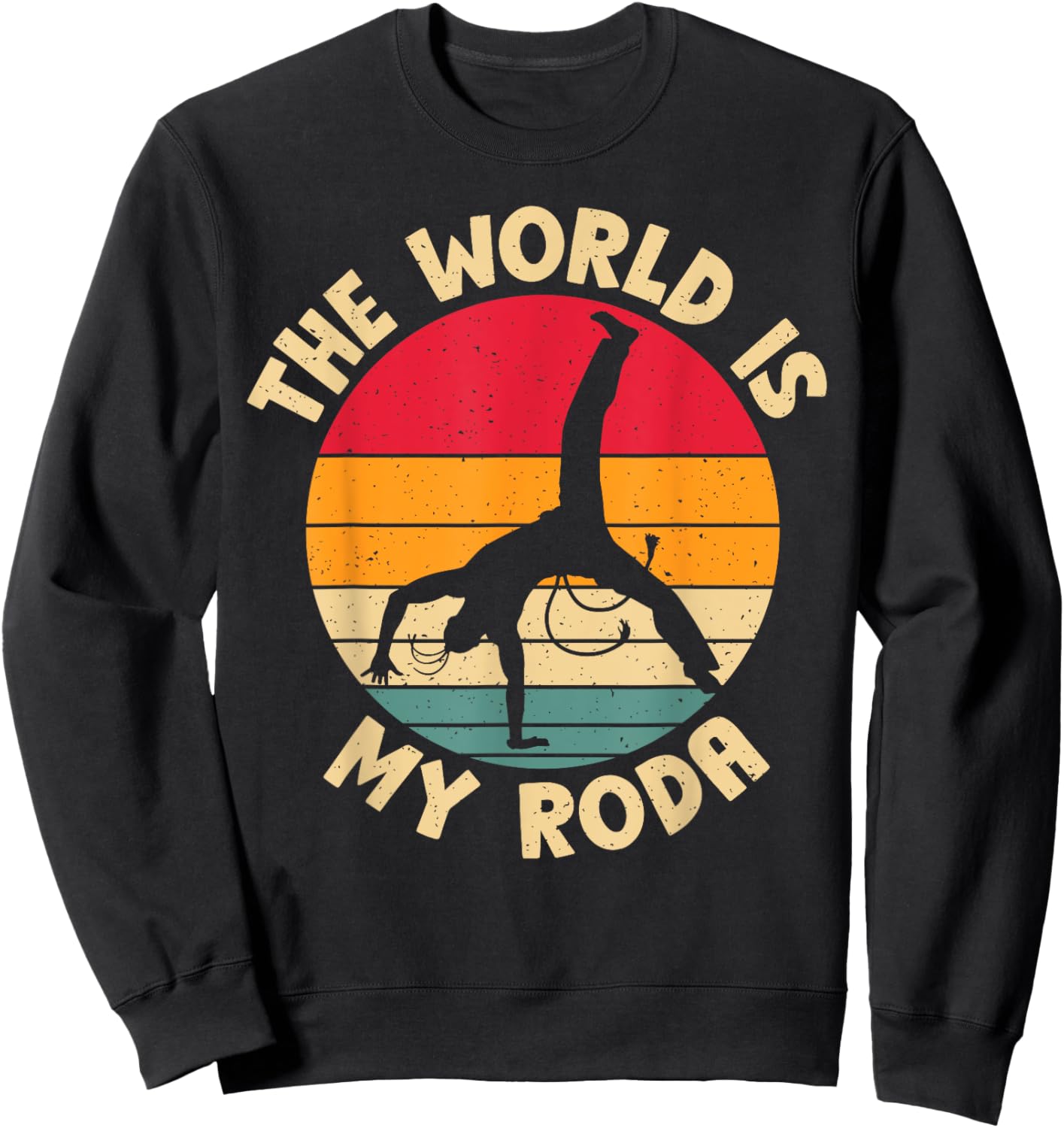 The World is my Roda Capoeira Sweatshirt - Sweatshirt | Black