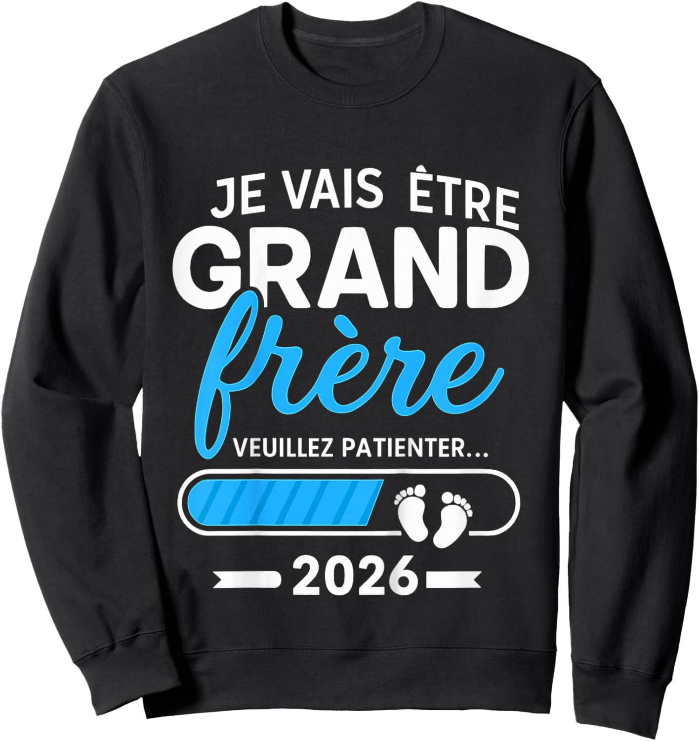 Kid I Will Be Big Brother 2026 Boy Future Big Brother Funny Sweatshirt - Sweatshirt | Black