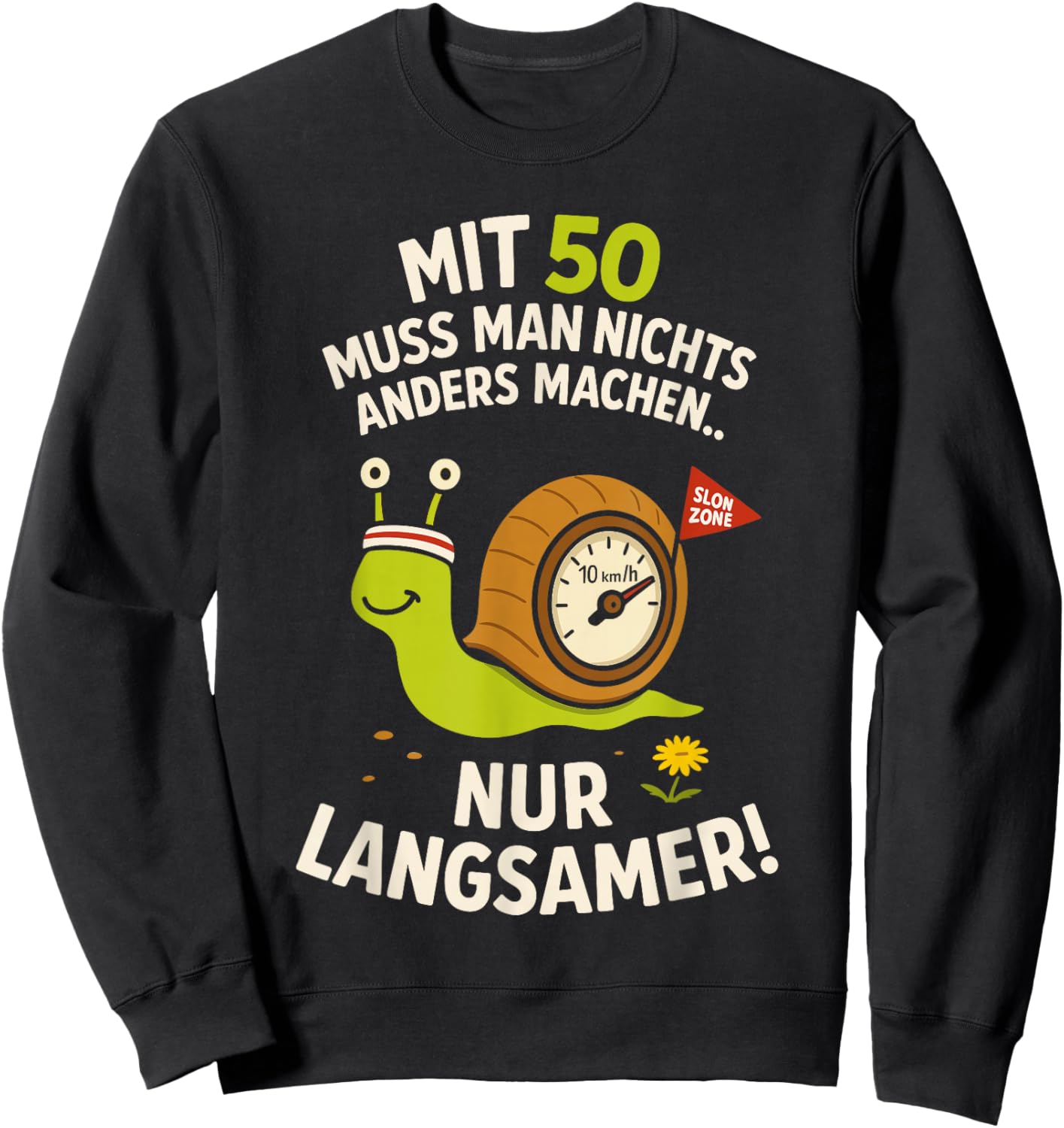 50. Geburtstag Sweatshirt - Sweatshirt | Black