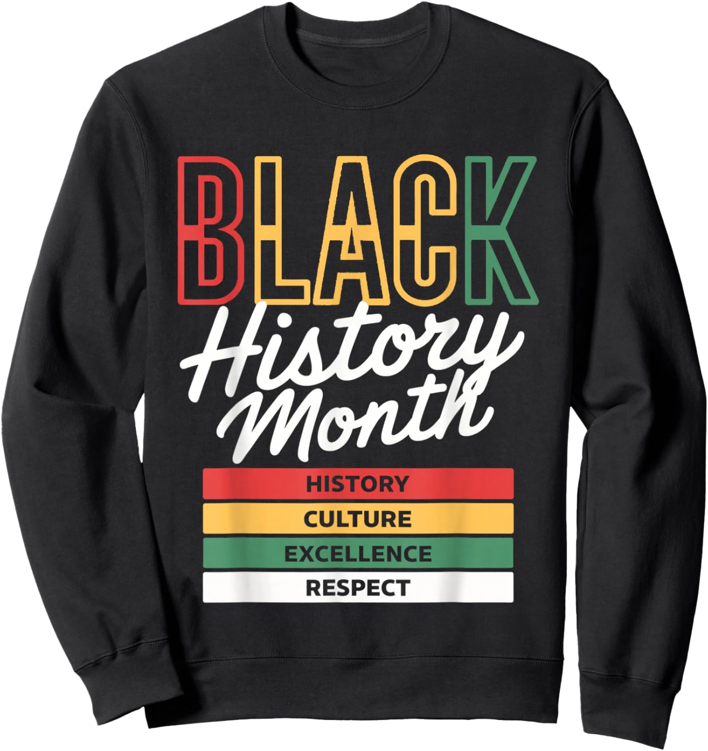 Celebrating Black History Month Afro African Men Women Kid Sweatshirt - Sweatshirt | Black