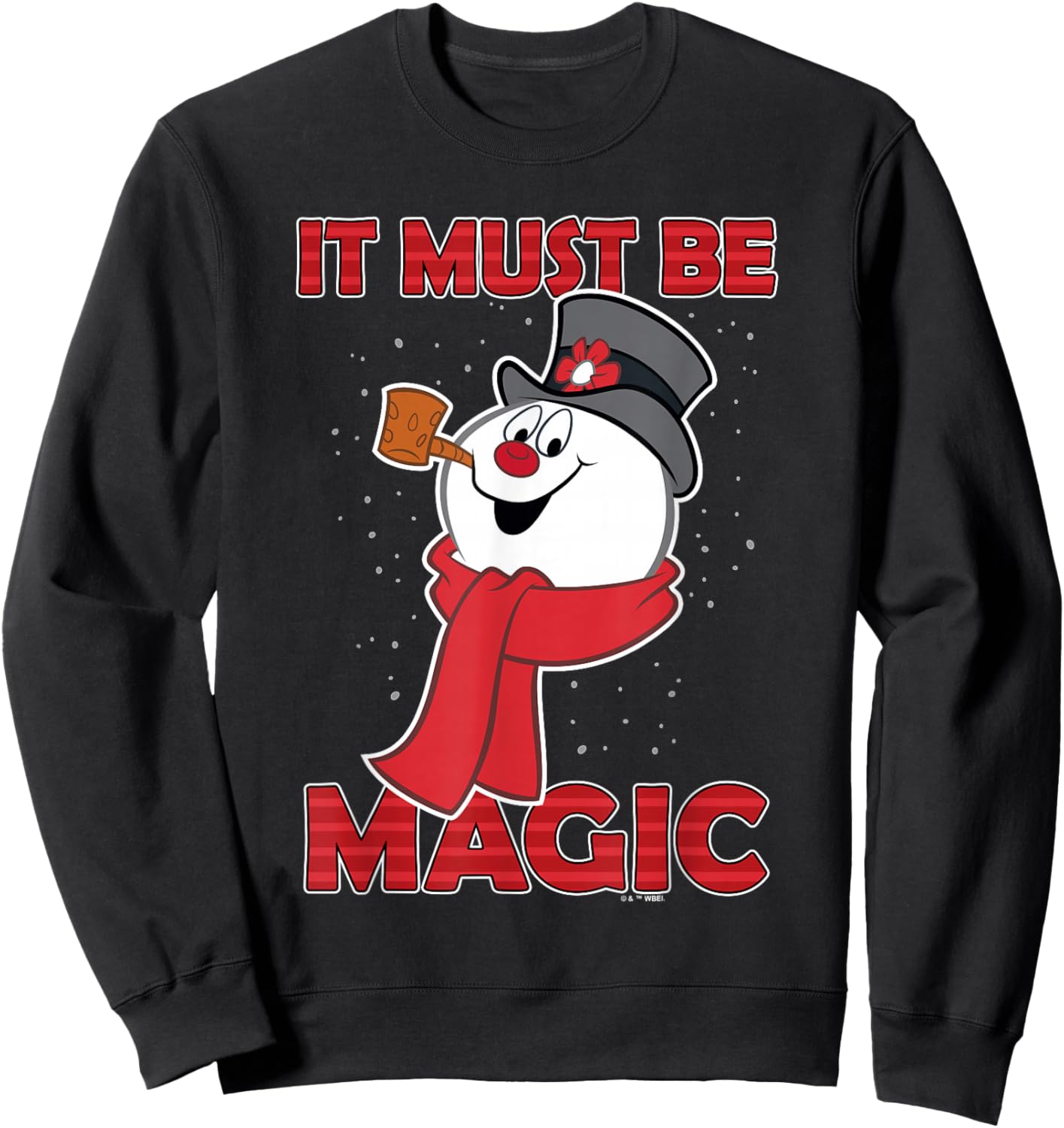 Frosty the Snowman It Must Be Magic Sweatshirt - Sweatshirt | Black