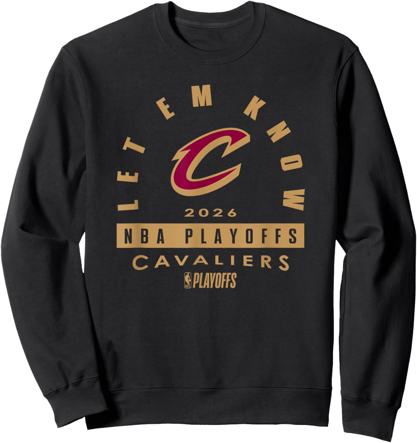 NBA 2026 Playoffs Mantra Cavaliers Over The Rainbow Sweatshirt - Sweatshirt | Black