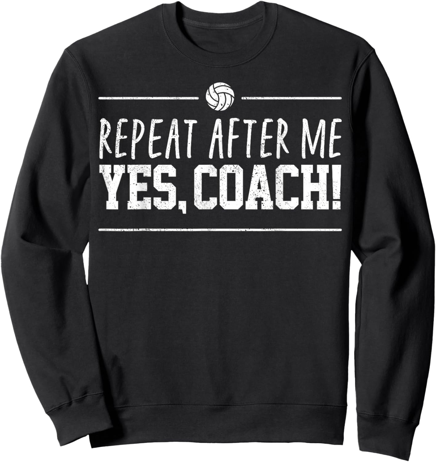 Volleyball Coach Volleyball Trainer - Volleyball Sweatshirt - Sweatshirt | Black