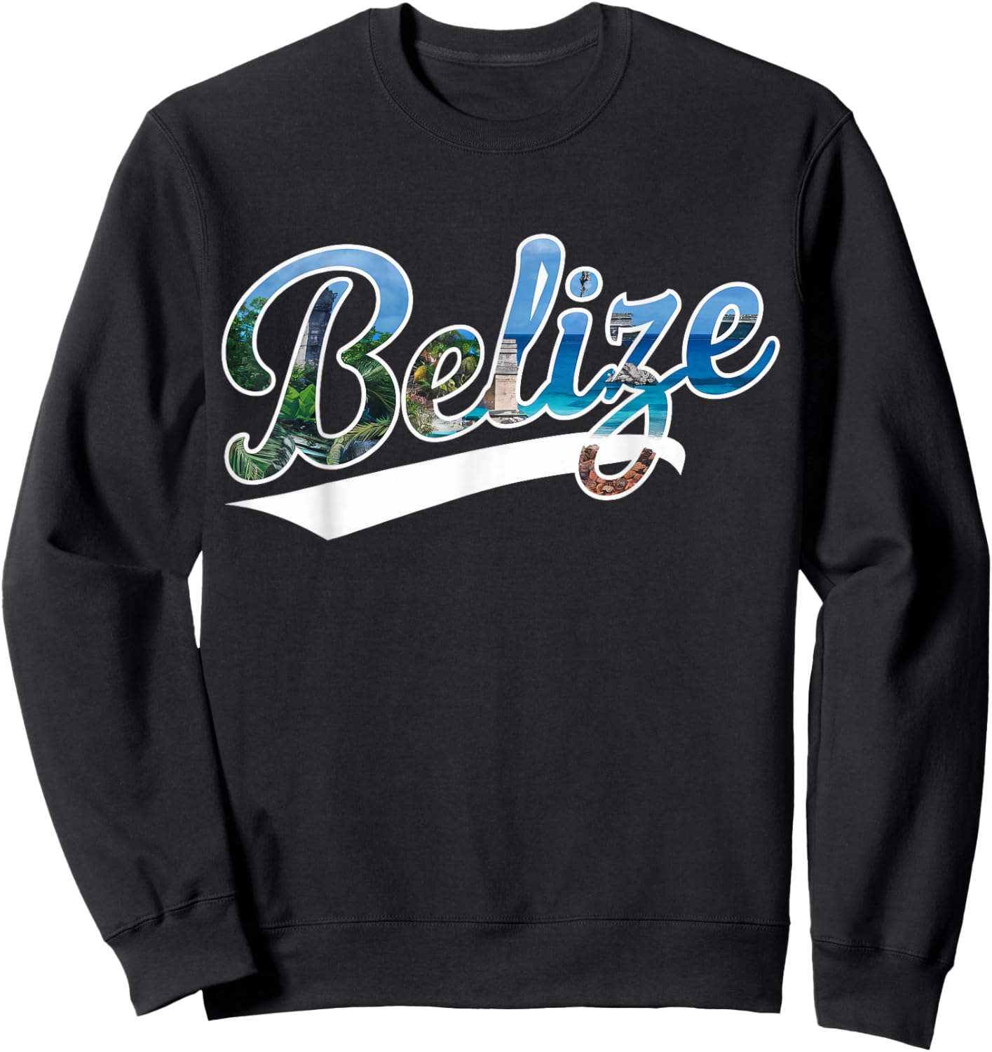 Belize Vacation Travel Outfit Belize Sweatshirt - Sweatshirt | Black