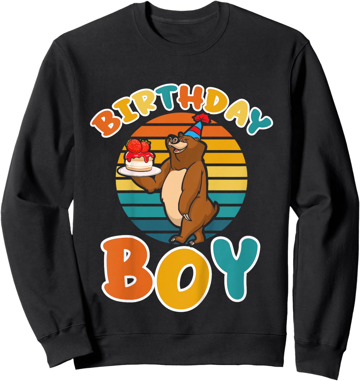 Kids Birthday Boy Lemming Outfit for Gamers and Animal Lovers Sweatshirt - Sweatshirt | Black