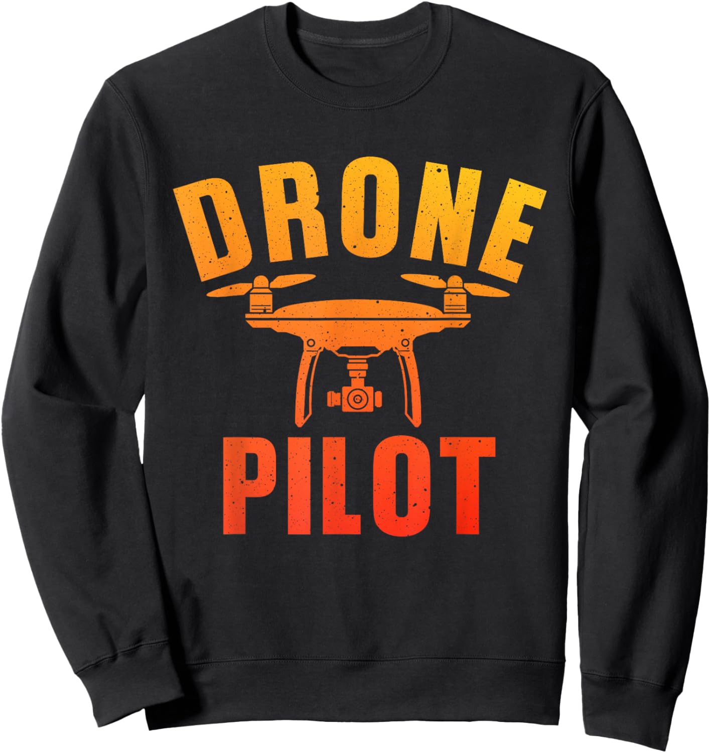 Best Drone Pilot Art Women Drone Enthusiast RC Drone Sweatshirt - Sweatshirt | Black