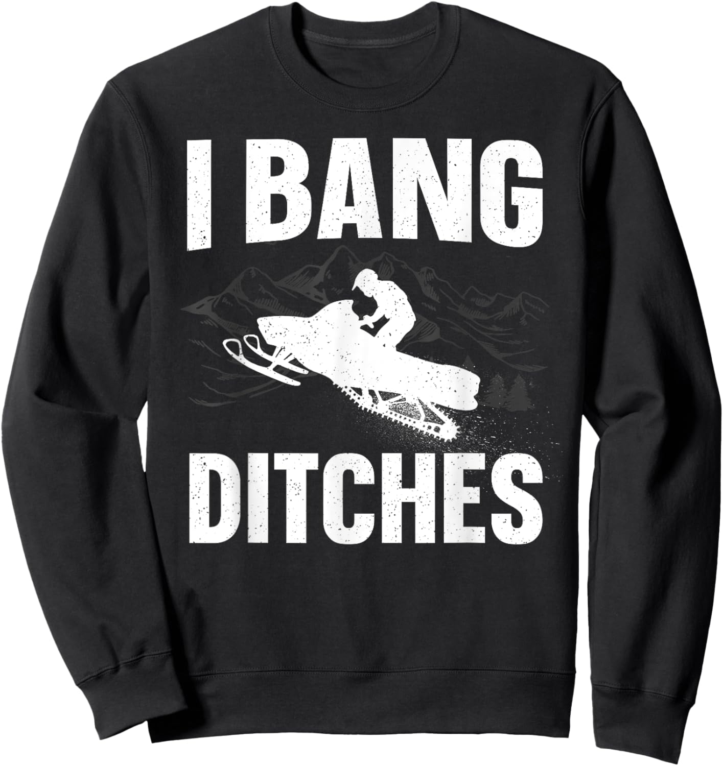 Snowmobile Design Women Snow Mobile Snowmobile Lover Sweatshirt - Sweatshirt | Black