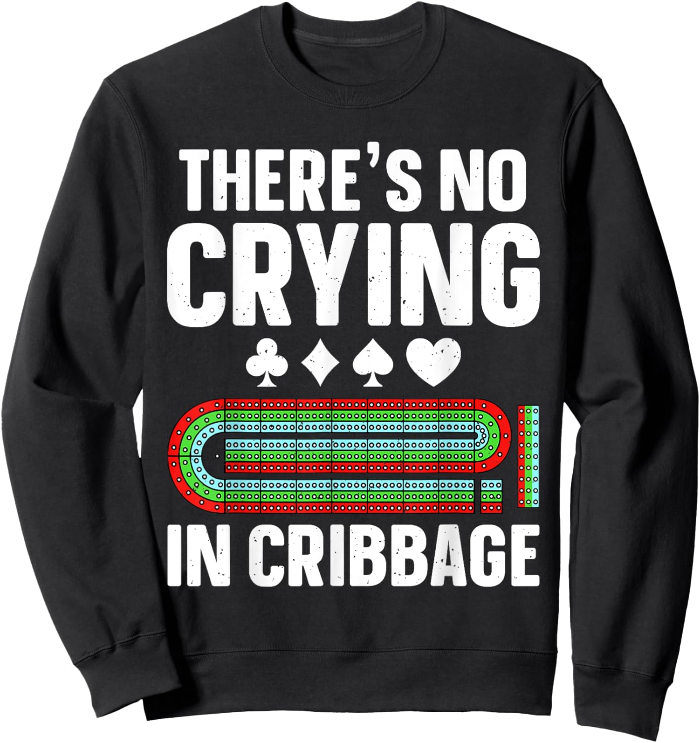 Cribbage Design Women Cribbage Player Cribbage Lover Sweatshirt - Sweatshirt | Black