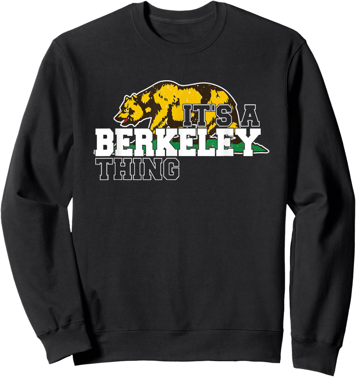 Berkeley California CA Sweatshirt - Sweatshirt | Black