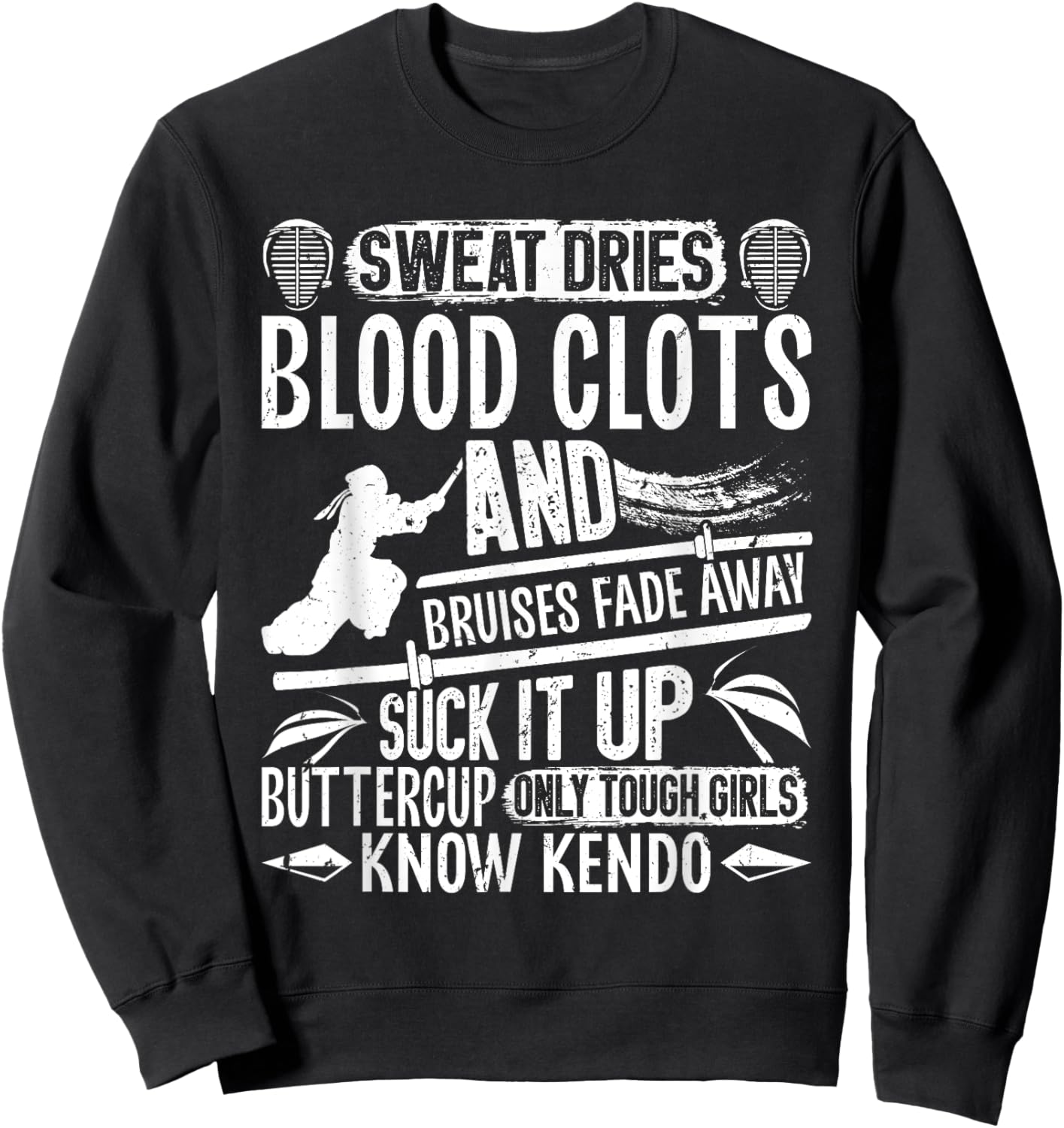 Kendo Sinobi Japanese Martial Arts Training Samurai Kendo Sweatshirt - Sweatshirt | Black