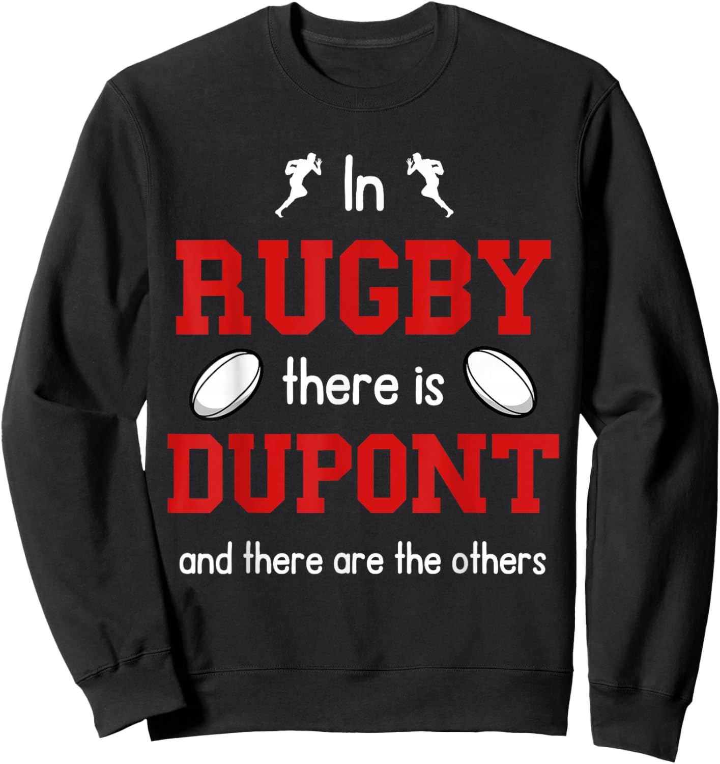 in Rugby, Dupont and The Others Rugbyman Rugbyman French Rugbyman Sweatshirt - Sweatshirt | Black
