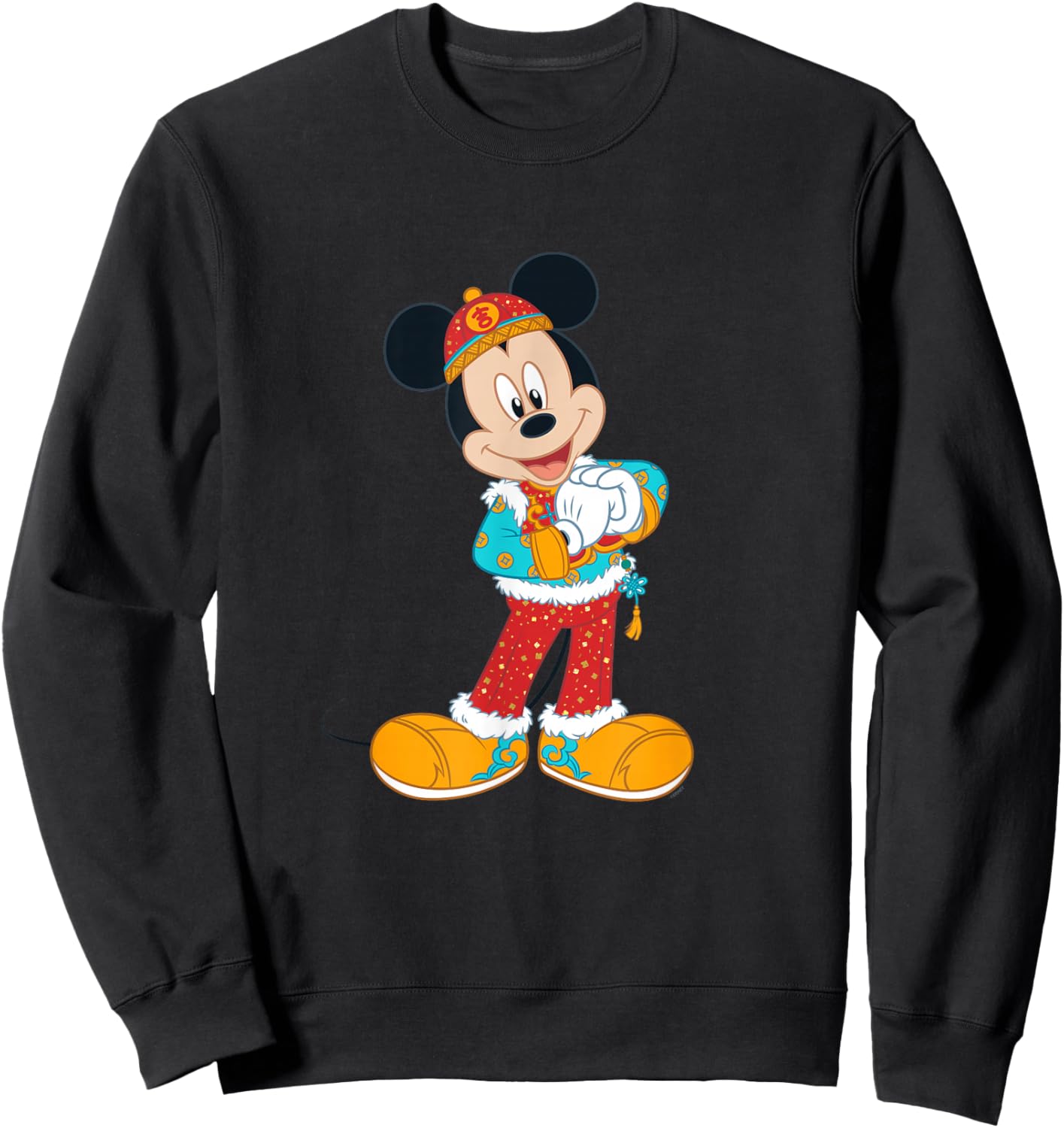 Disney Mickey Mouse in Chinese Lunar New Year Costume Sweatshirt - Sweatshirt | Black
