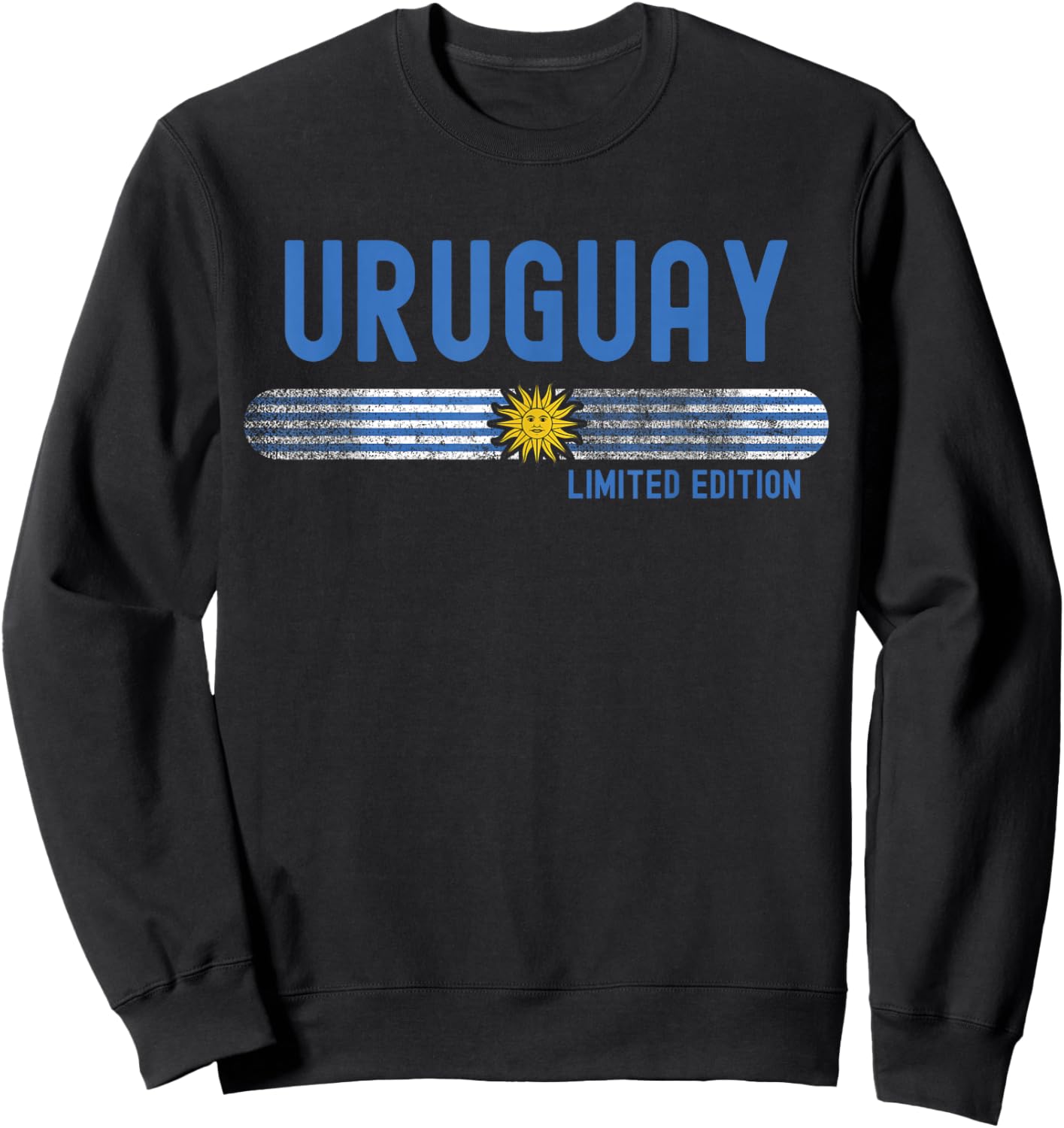 Uruguay Flag | Men Women Kids | Patriotic Uruguayan Sweatshirt - Sweatshirt | Black