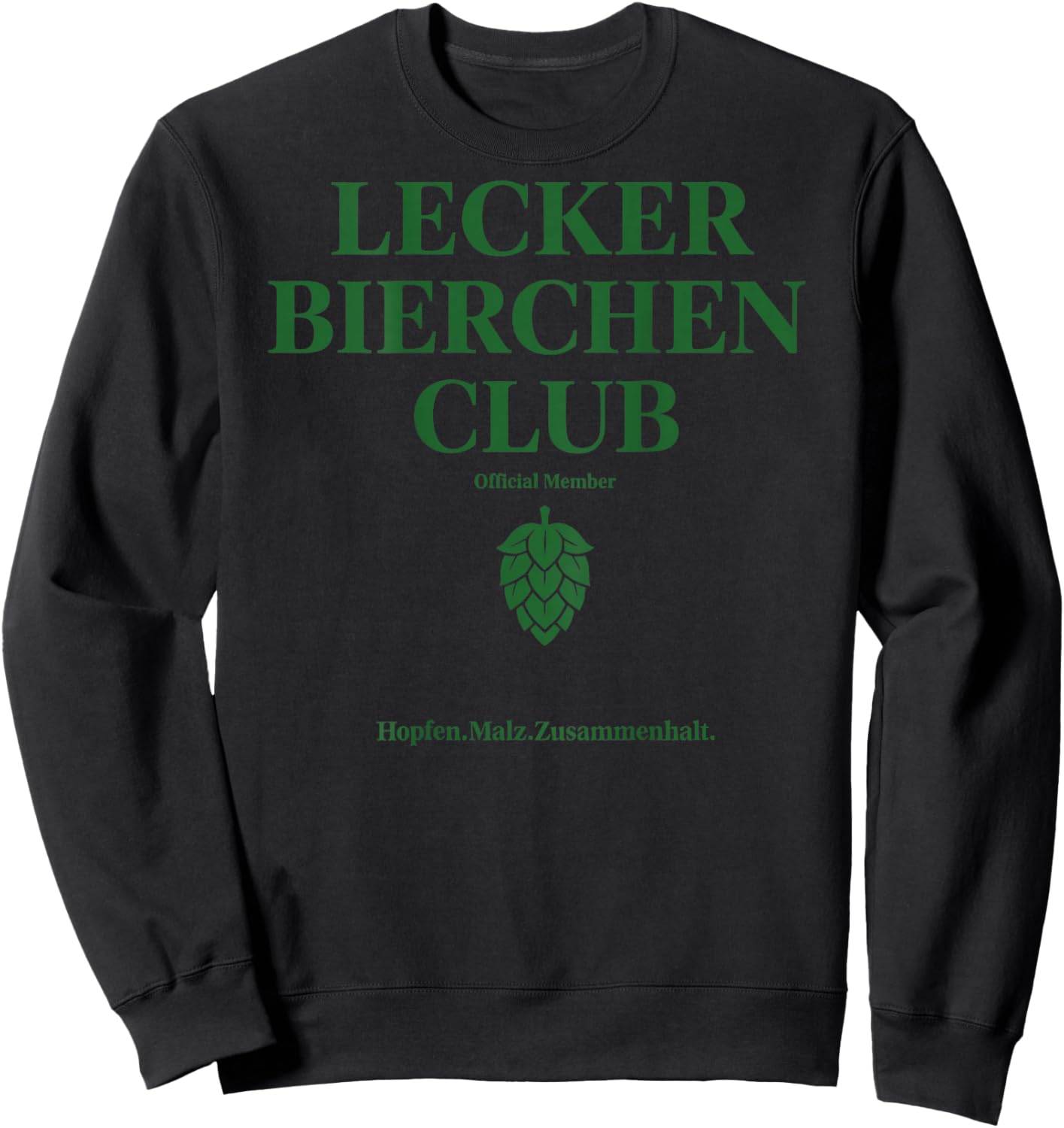 lecker Bierchen Club Sweatshirt - Sweatshirt | Black