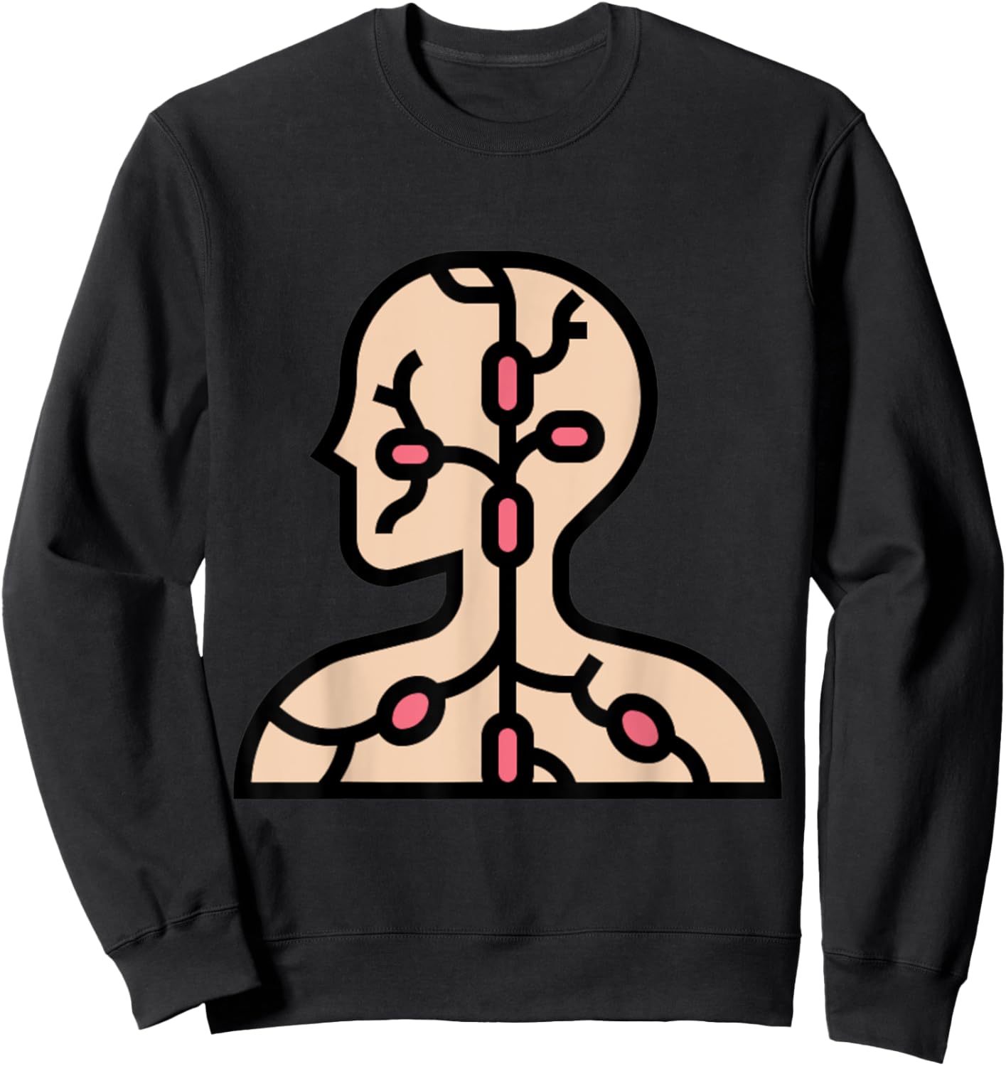 Lymphatic System Lymph Node Sweatshirt - Sweatshirt | Black