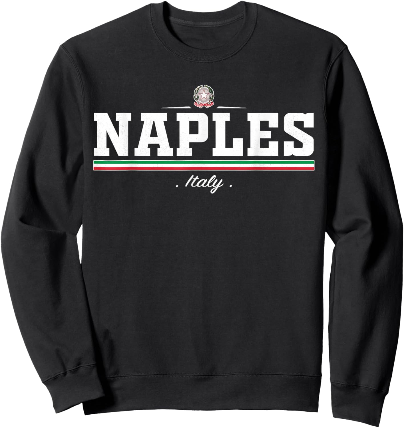Naples Italy Sweatshirt - Sweatshirt | Black