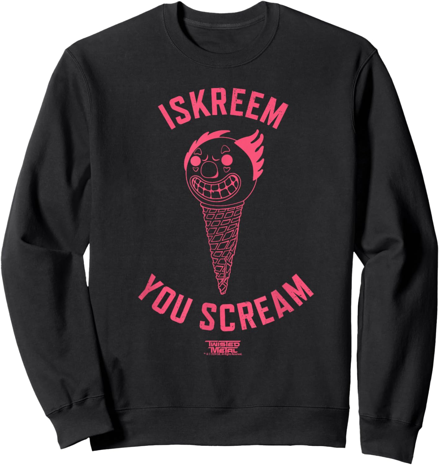 Twisted Metal ISkreem - Officially Licensed Sweatshirt - Sweatshirt | Black