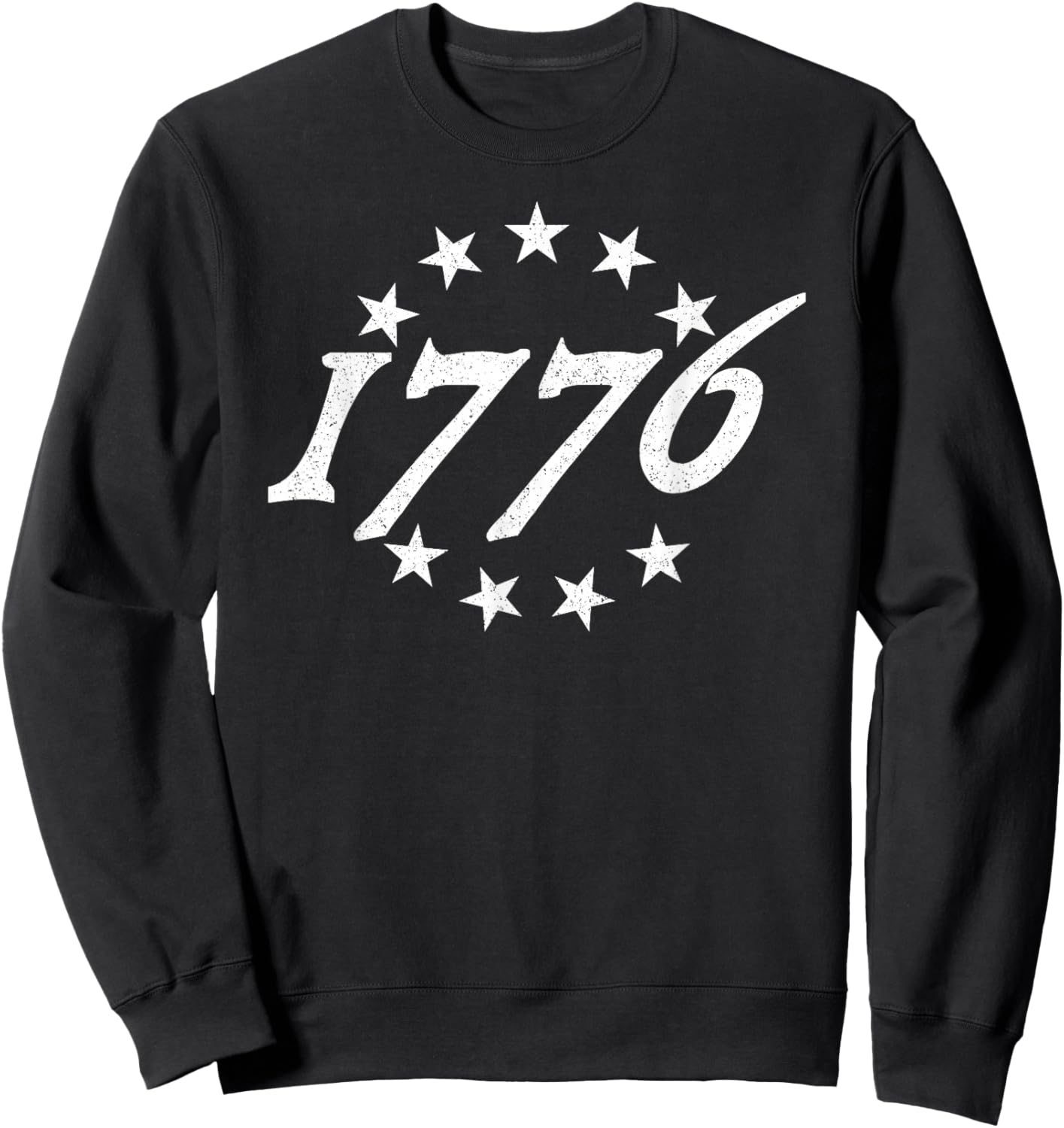 1776 Independence Day July 4TH 2026 25O Years Sweatshirt - Sweatshirt | Black