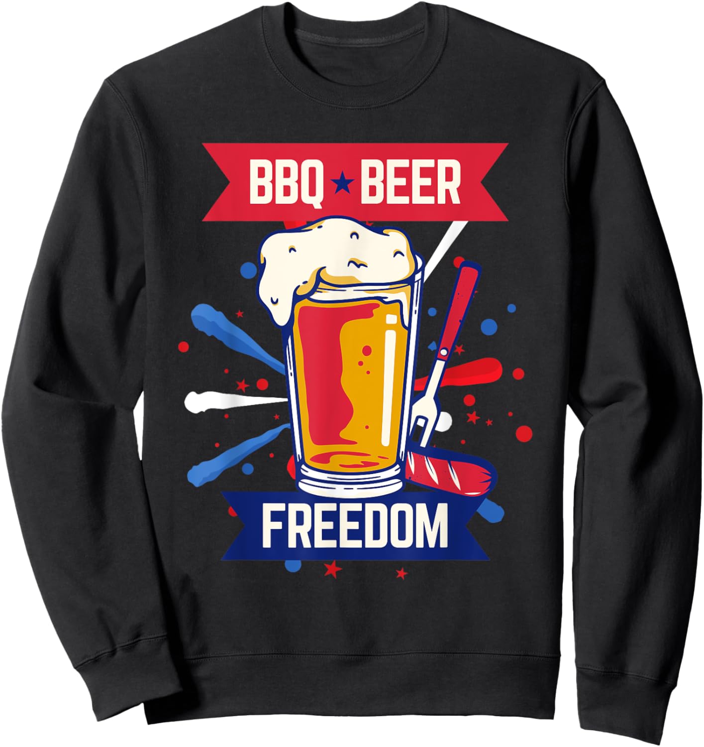 4th Of July Independence Day USA - Patriotic Shirts Sweatshirt - Sweatshirt | Black