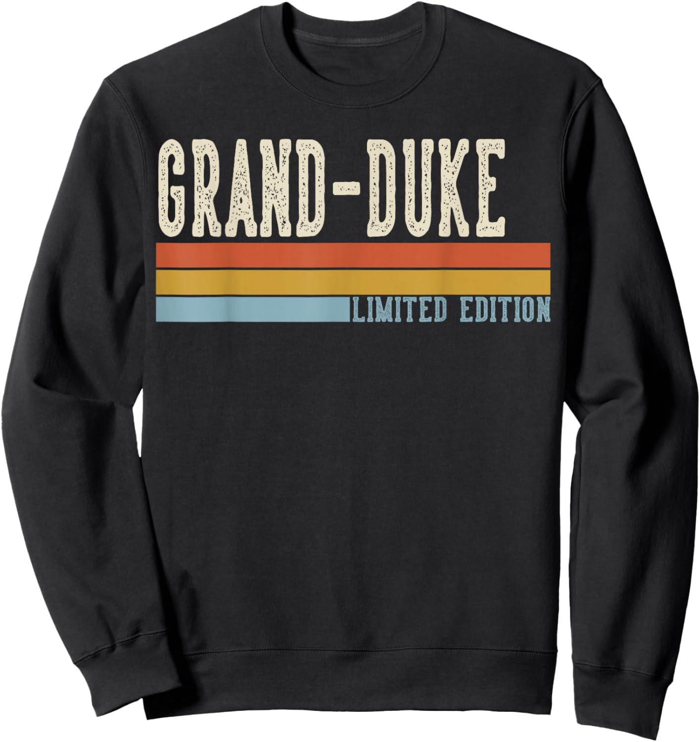 Grand-Duke Vintage Grandpa Retro Fathers Day Sweatshirt - Sweatshirt | Black