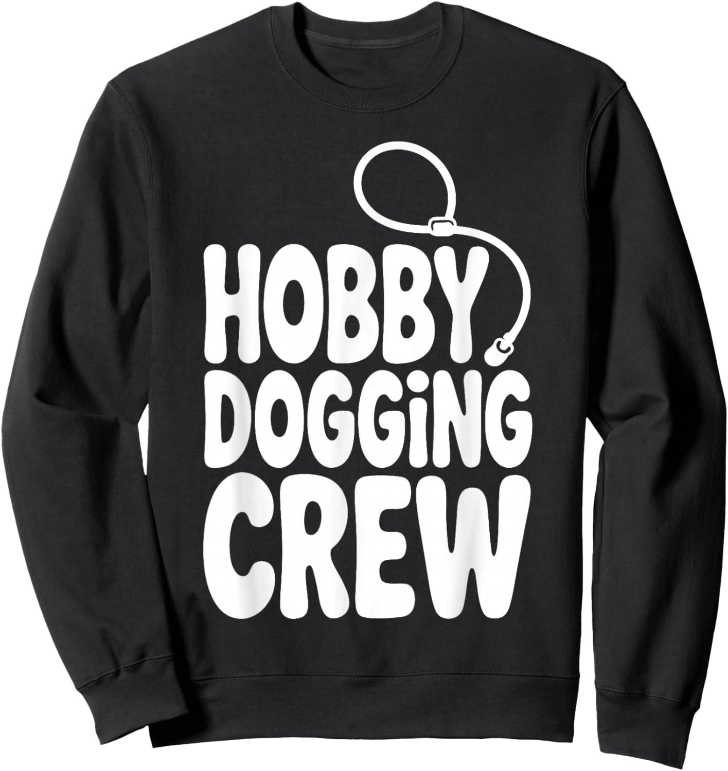 Hobby Dogging Crew Fun Saying "Gassi Spaziergang" Sweatshirt - Sweatshirt | Black