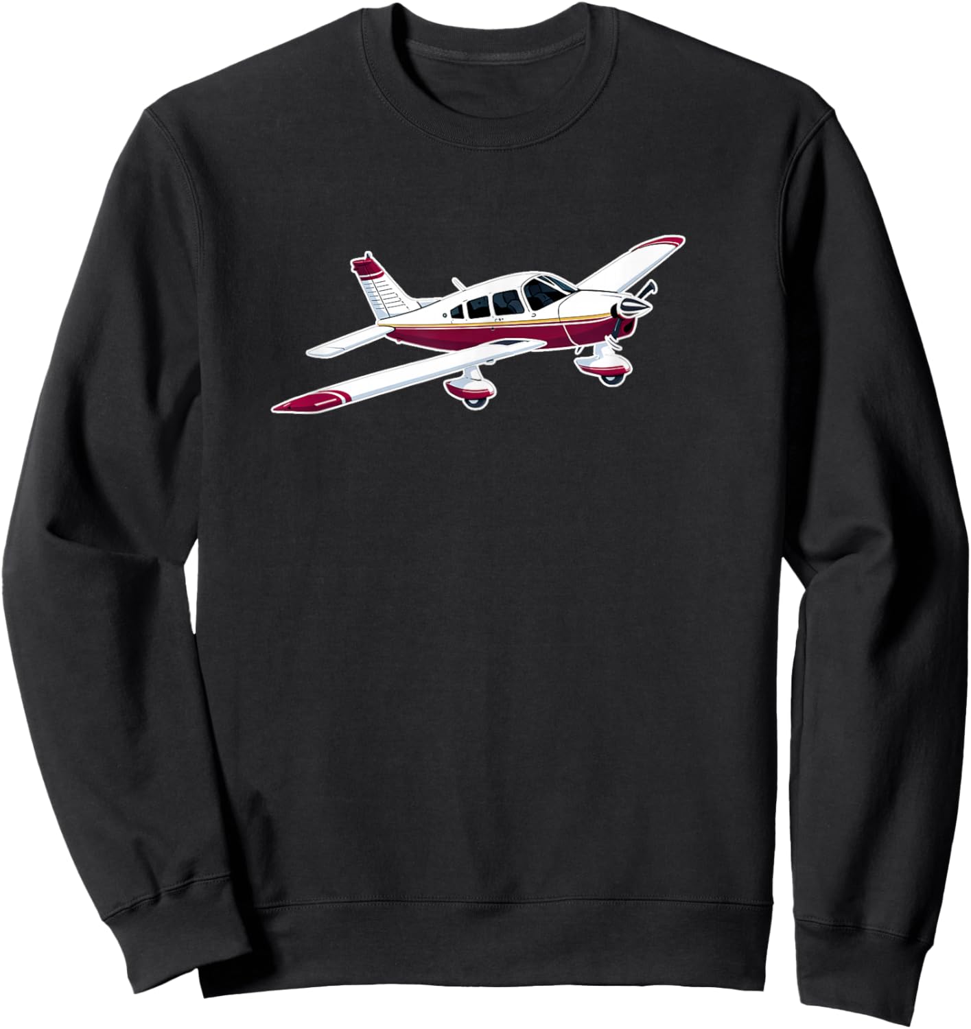 Piper Dakota | Aviation | Aircraft | Airplane Sweatshirt - Sweatshirt | Black