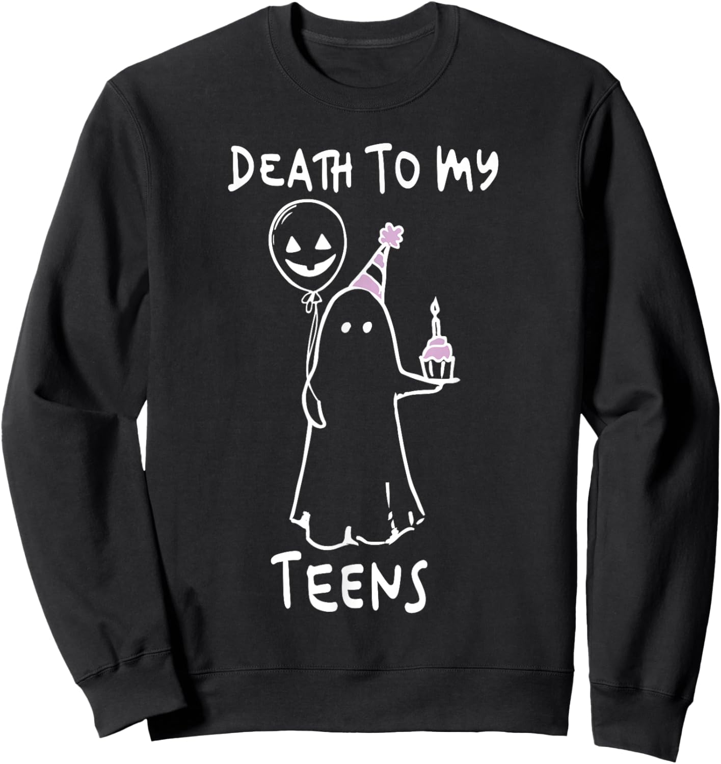 Funny Death To My Teens R.I.P Turning Twenties 20th Birthday Sweatshirt - Sweatshirt | Black
