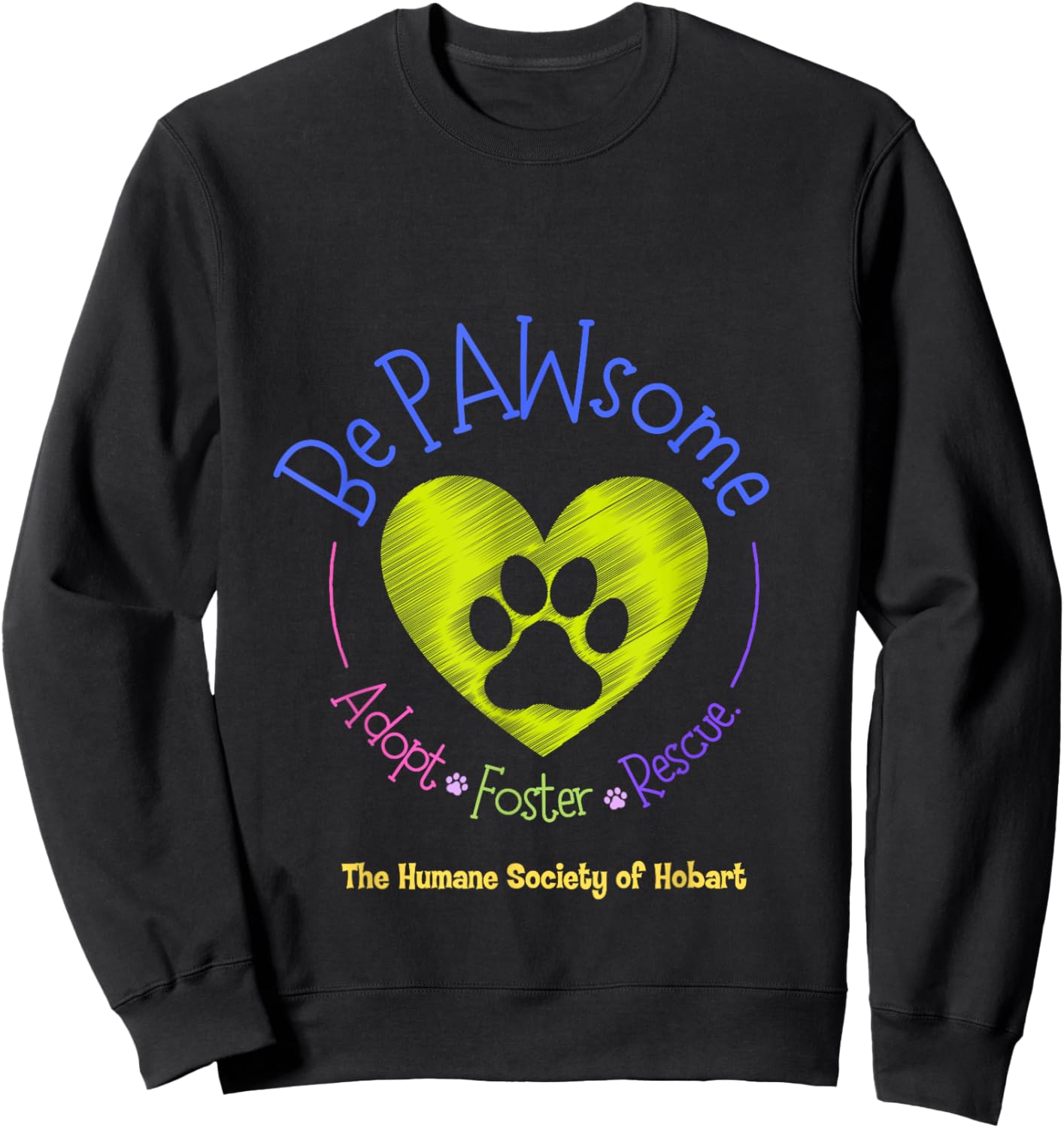Be Pawsome - HSH Sweatshirt - Sweatshirt | Black
