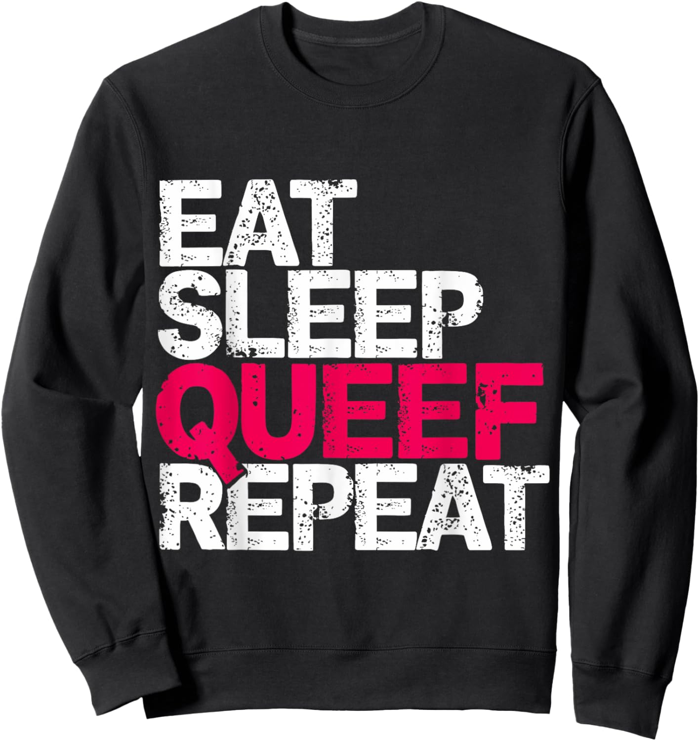 Queef Inappropriate Queefing Joke Funny Airport Vacation Sweatshirt - Sweatshirt | Black